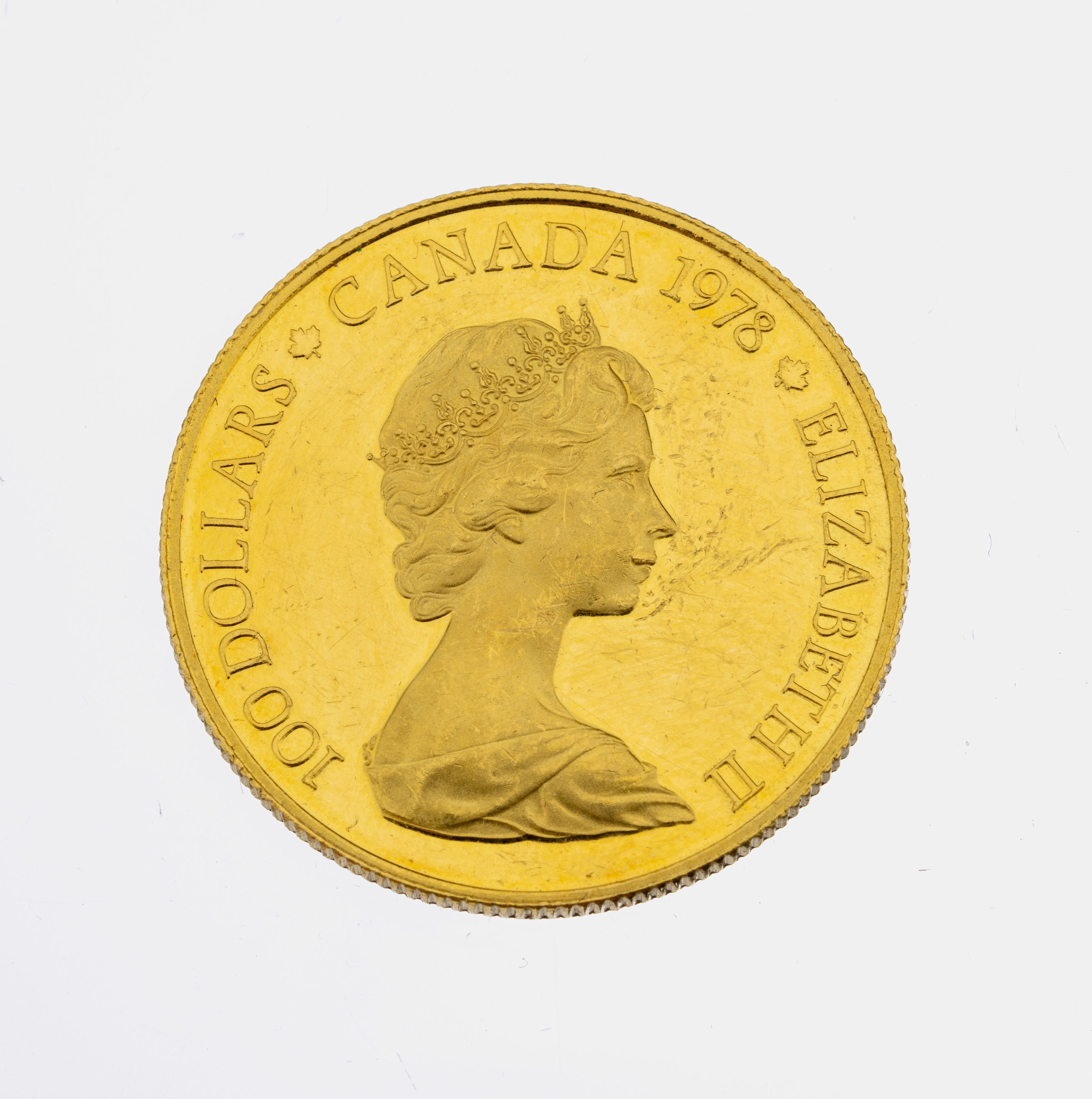 100 Dollar Goldmünze, Canada 1978, 12 Wildgänse