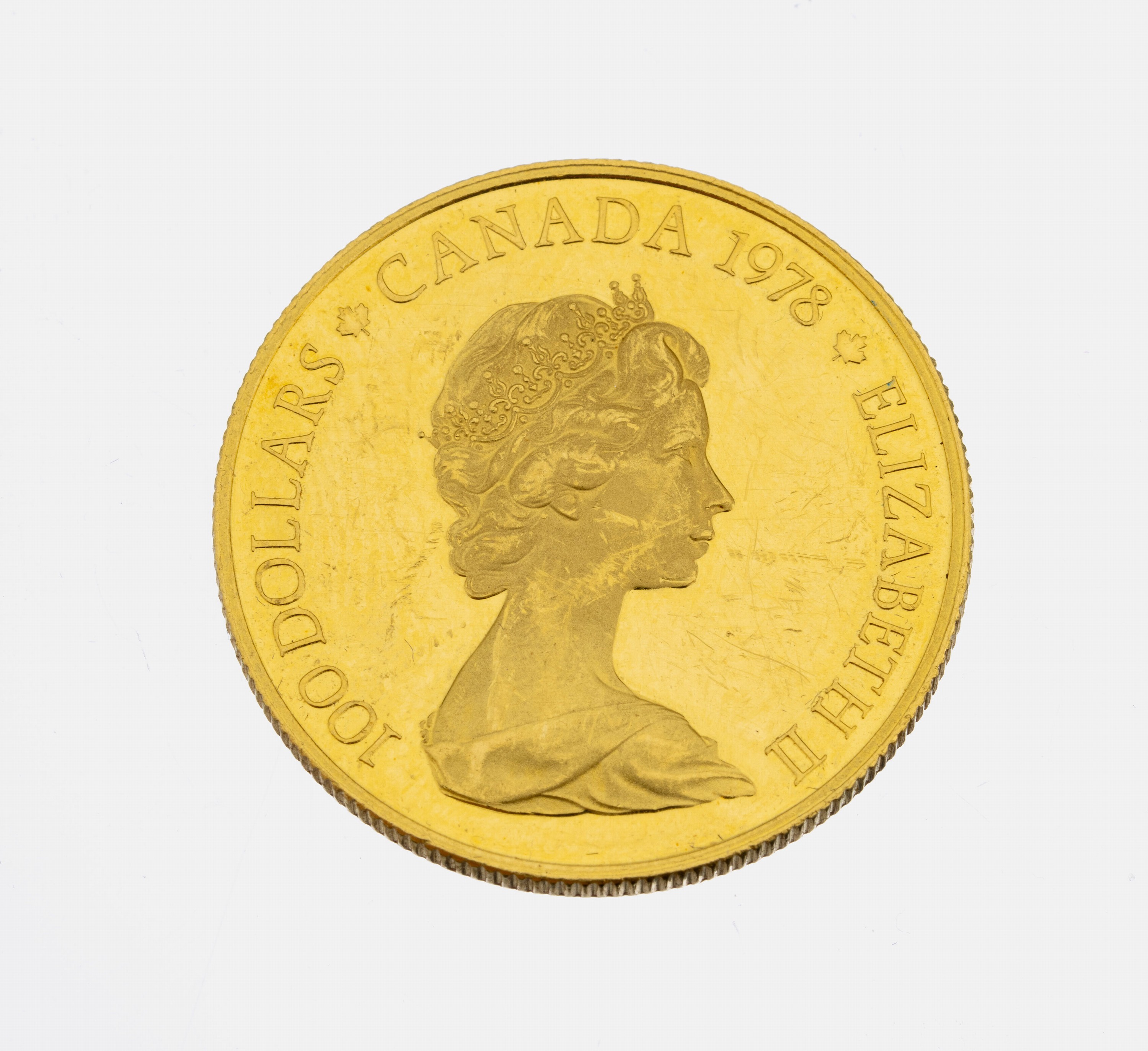 100 Dollar Goldmünze, Canada 1978, 12 Wildgänse