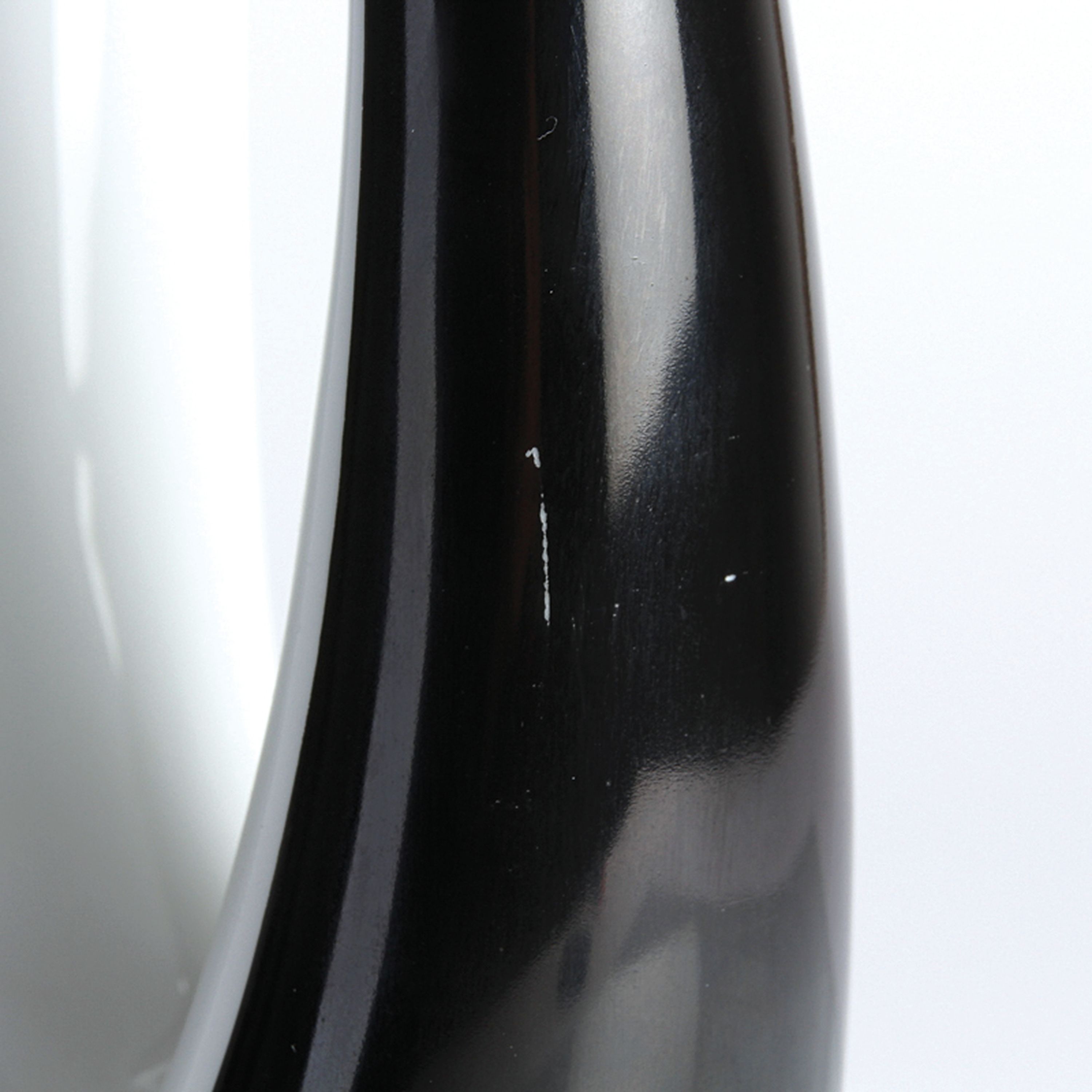 Detail h: 3 Porzellanvasen, Rosenthal, Kunstabteilung Selb, Entw. Beate Kuhn & Hans Stangl, 1950er -Jahre, Porzellan, Beate Kuhn: Vase "Kummet" H. ...