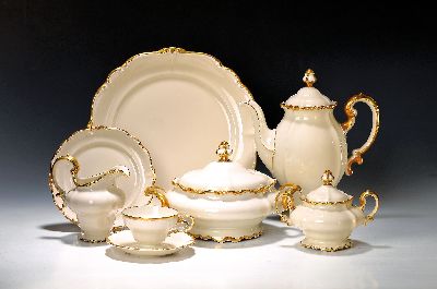 Image Kaffee- und Speiseservice für 12 Personen, Rosenthal, Modell Pompadour, Porzellan, ...