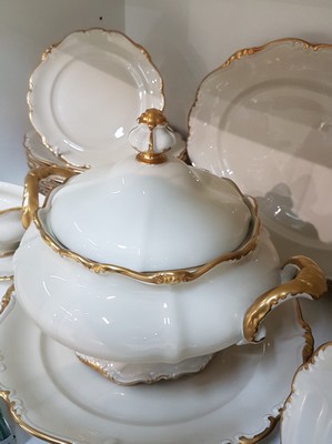 26894744k - Kaffee- und Speiseservice für 12 Personen, Rosenthal, Modell Pompadour, Porzellan, ...