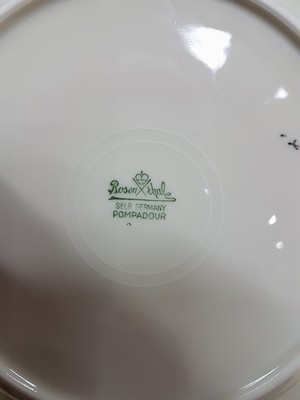 26894744l - Kaffee- und Speiseservice für 12 Personen, Rosenthal, Modell Pompadour, Porzellan, ...