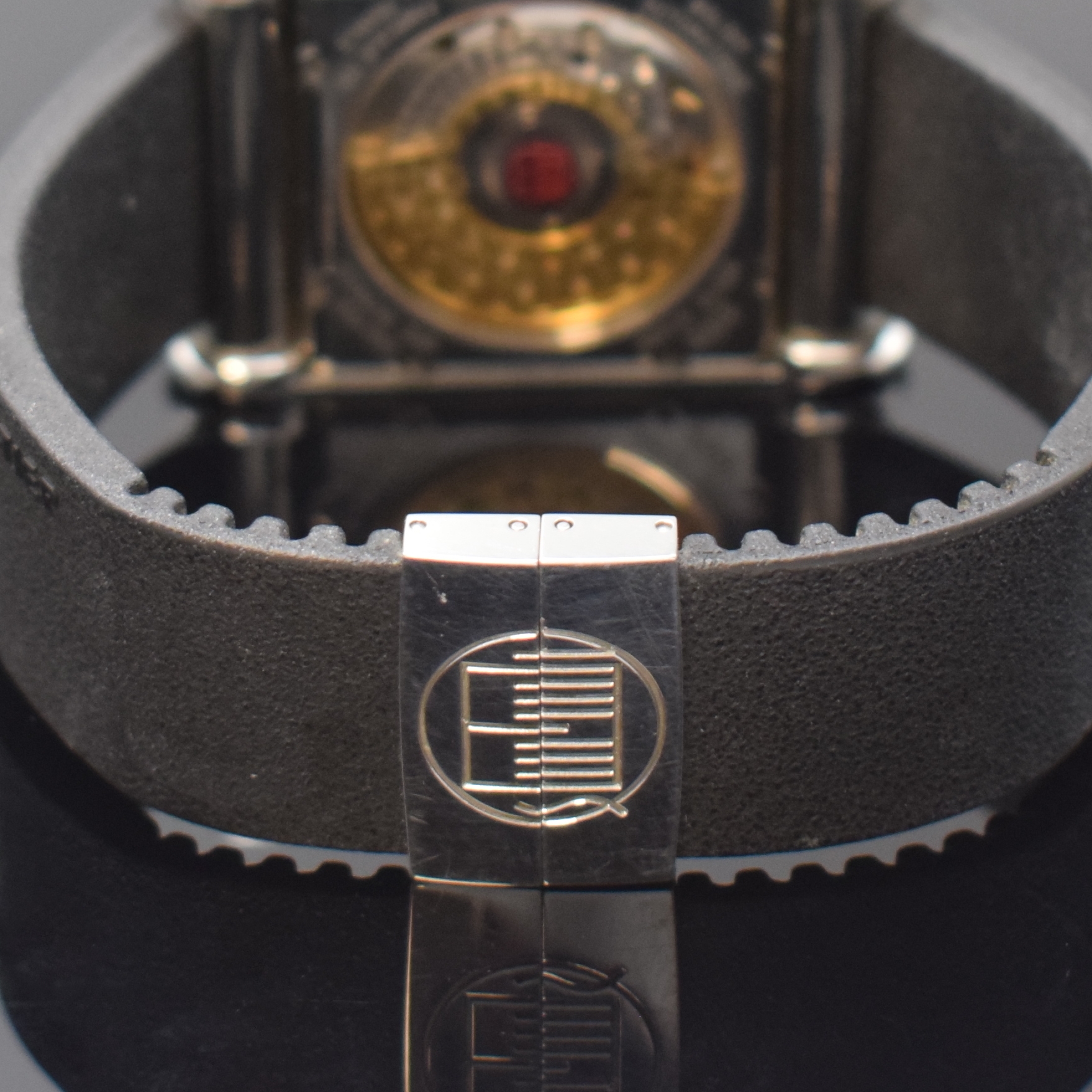 Detail b: ALAIN SILBERSTEIN Bolido ausgefallene, auf 500 Stück limitierte Herrenarmbanduhr, Schweiz um 2000, Automatik, beids. vergl. Edelstahlgeh., ...