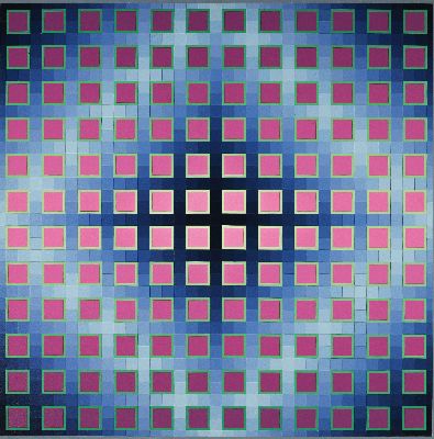 Image 26894949 - Klaus Wendel, 1935 Wollmersheim-2005, Gitterquadrat J3, rückseitig so betitelt, ...