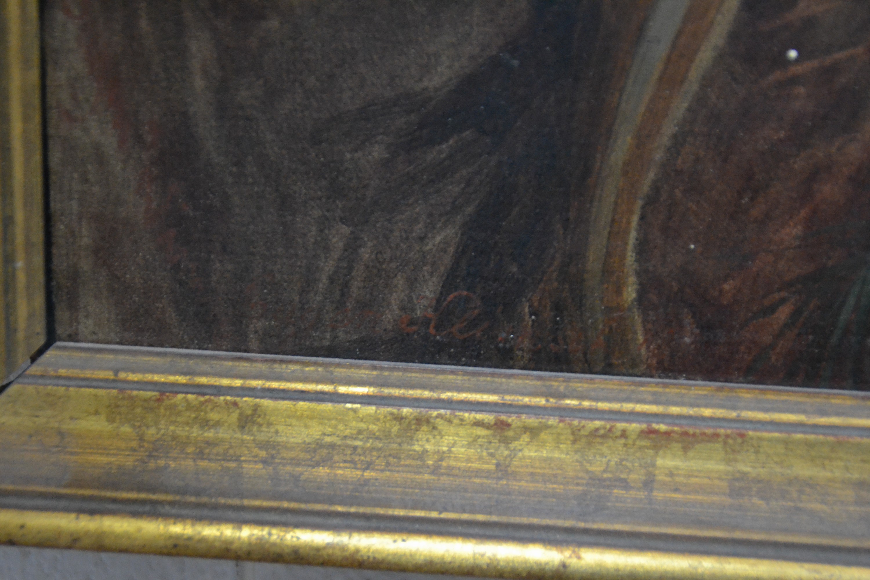 Detail d: Eugen Johann Georg Klimsch, 1839-1896 Frankfurt am Main, Hochzeitsgelage, große Figurengruppe aus Aristokraten umringen ein bzw. zwei Brautpaare im ...
