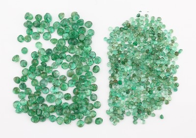 Image 26896952 - Lot lose facett. Smaragde zus. 36.6 ct, überwiegend rund facett. Schätzpreis: ...