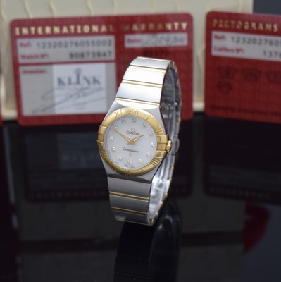 Image 26897181 - OMEGA Constellation Damenarmbanduhr in Stahl/Gold Referenz 123.20.27.60.55.002, quarz, ...