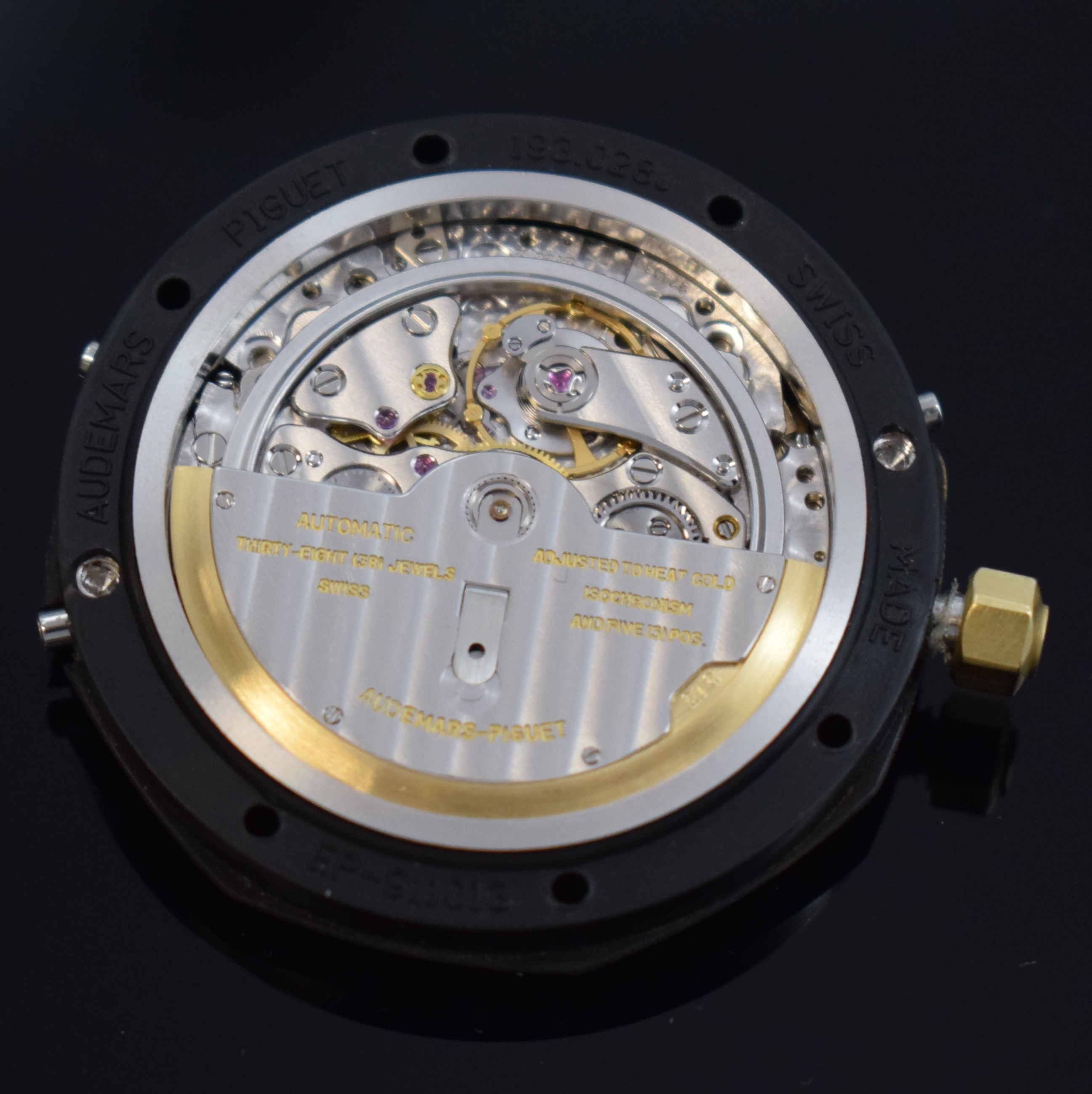Detail j: AUDEMARS PIGUET hochfeine und extrem seltene, astronomische Herrenarmbanduhr Royal Oak mit ewigem Kalender Referenz 25654BA Nummer 302,Automatik, ...