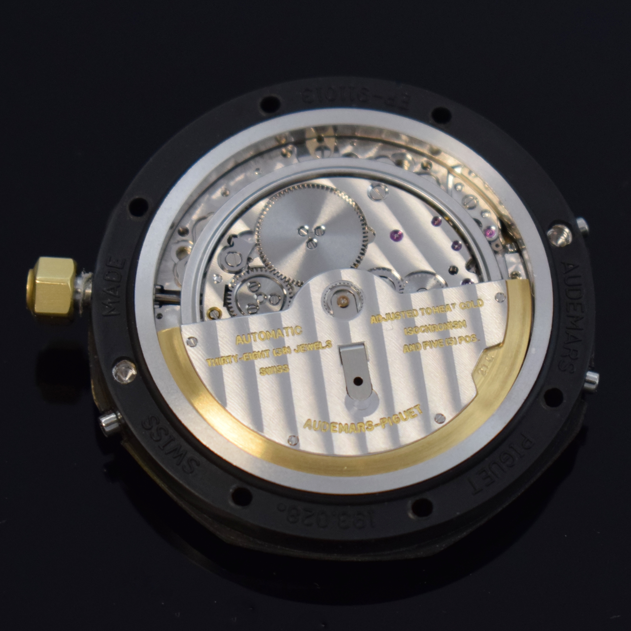 Detail k: AUDEMARS PIGUET hochfeine und extrem seltene, astronomische Herrenarmbanduhr Royal Oak mit ewigem Kalender Referenz 25654BA Nummer 302,Automatik, ...