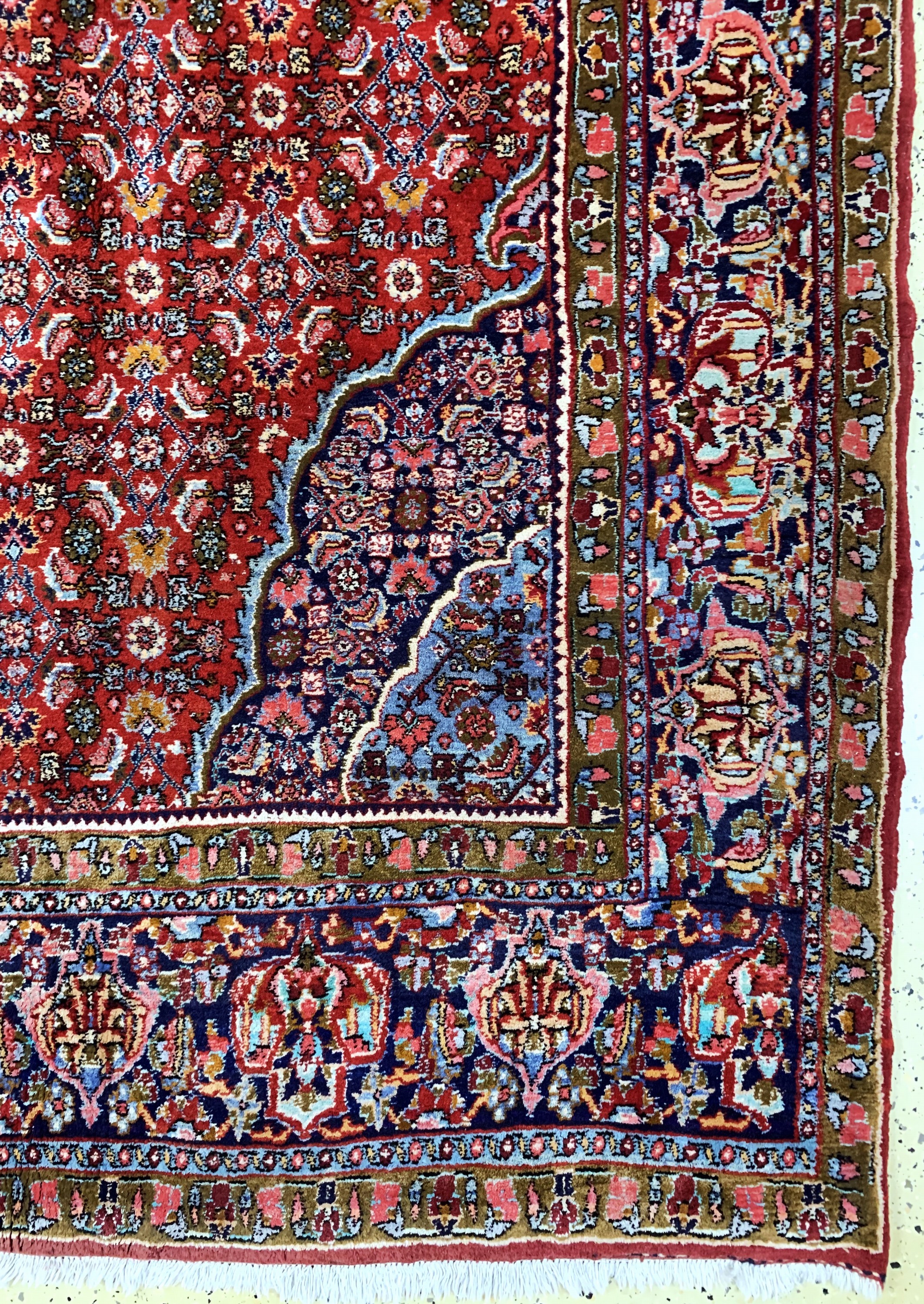 Detail a: Bidjar alt, Persien, Mitte 20.Jhd, Wolle auf Baumwolle, ca. 340 x 253 cm, gereinigt, EHZ: 2