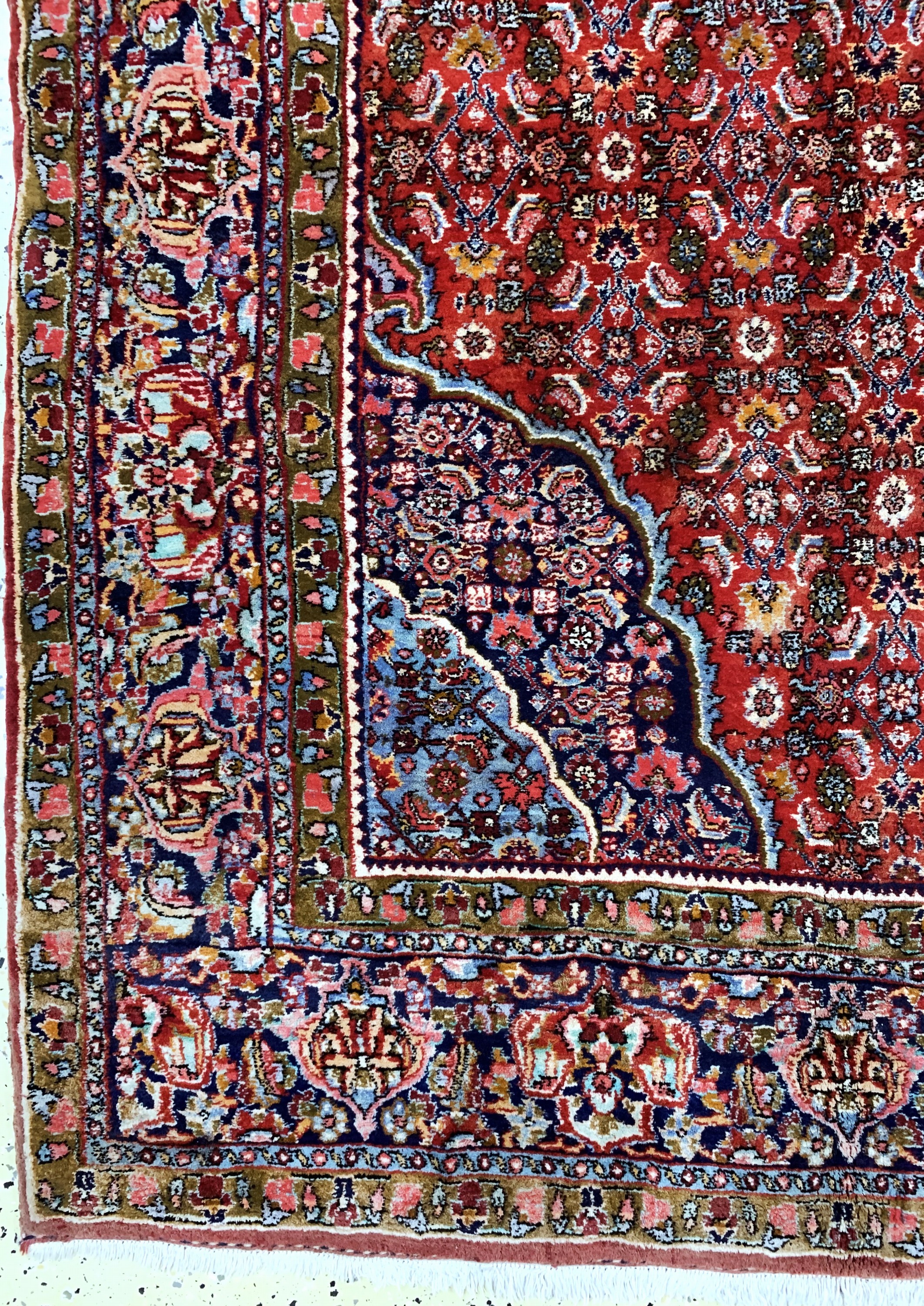 Detail b: Bidjar alt, Persien, Mitte 20.Jhd, Wolle auf Baumwolle, ca. 340 x 253 cm, gereinigt, EHZ: 2