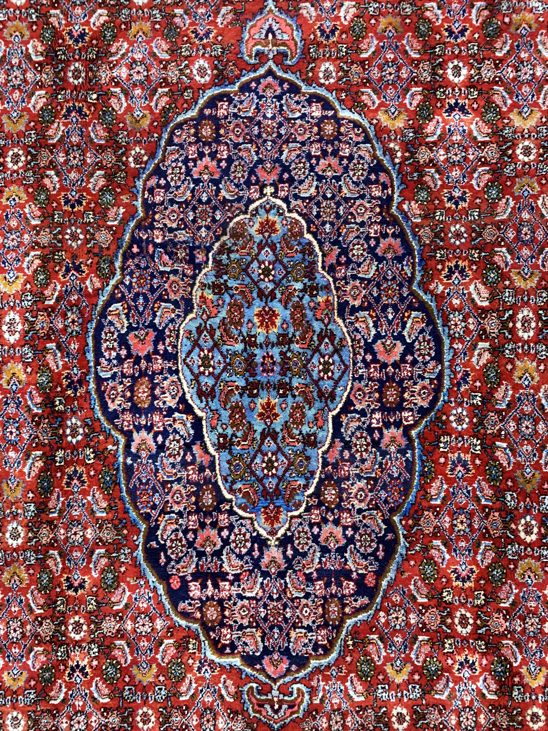 Detail c: Bidjar alt, Persien, Mitte 20.Jhd, Wolle auf Baumwolle, ca. 340 x 253 cm, gereinigt, EHZ: 2