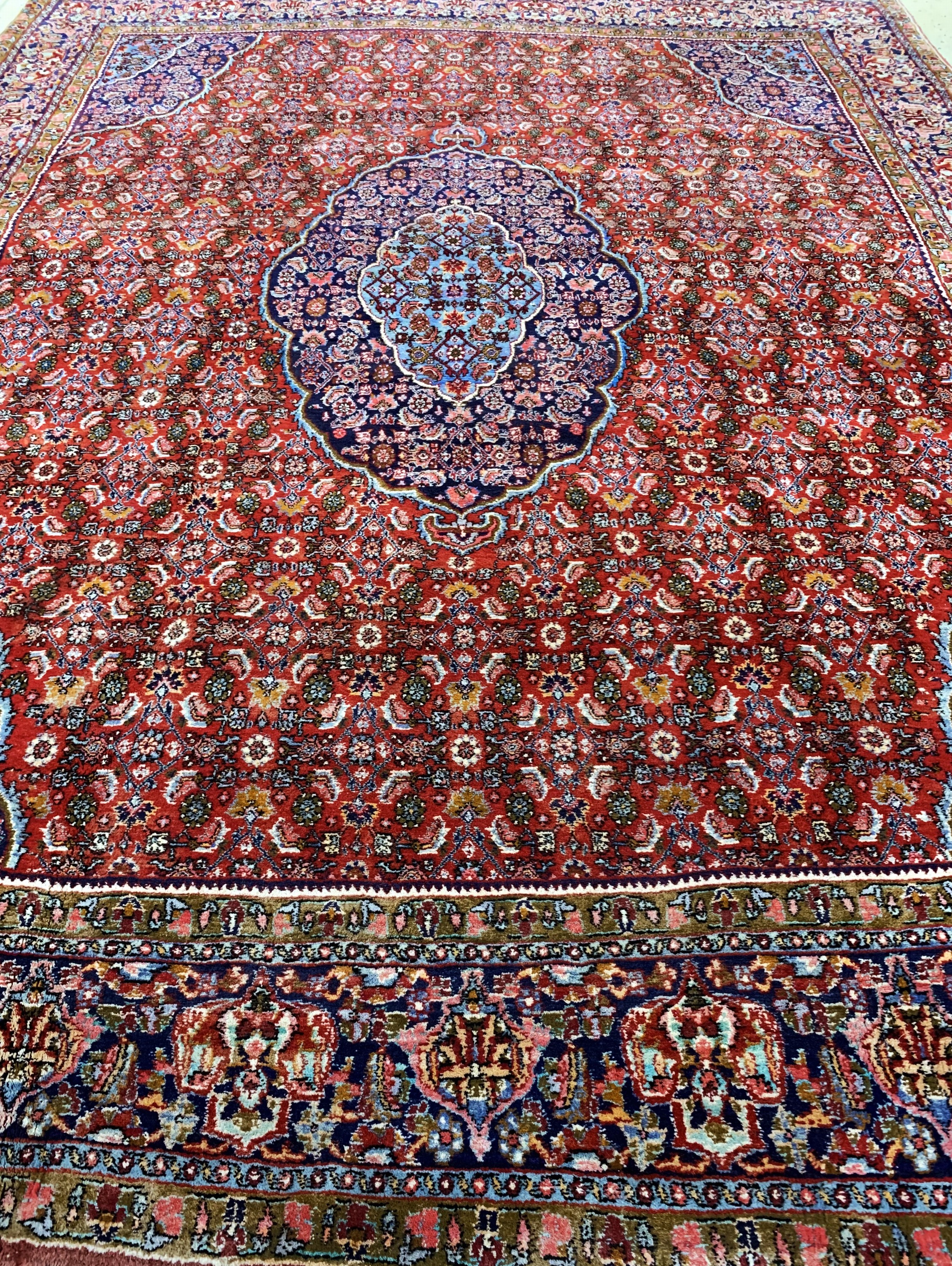 Detail f: Bidjar alt, Persien, Mitte 20.Jhd, Wolle auf Baumwolle, ca. 340 x 253 cm, gereinigt, EHZ: 2