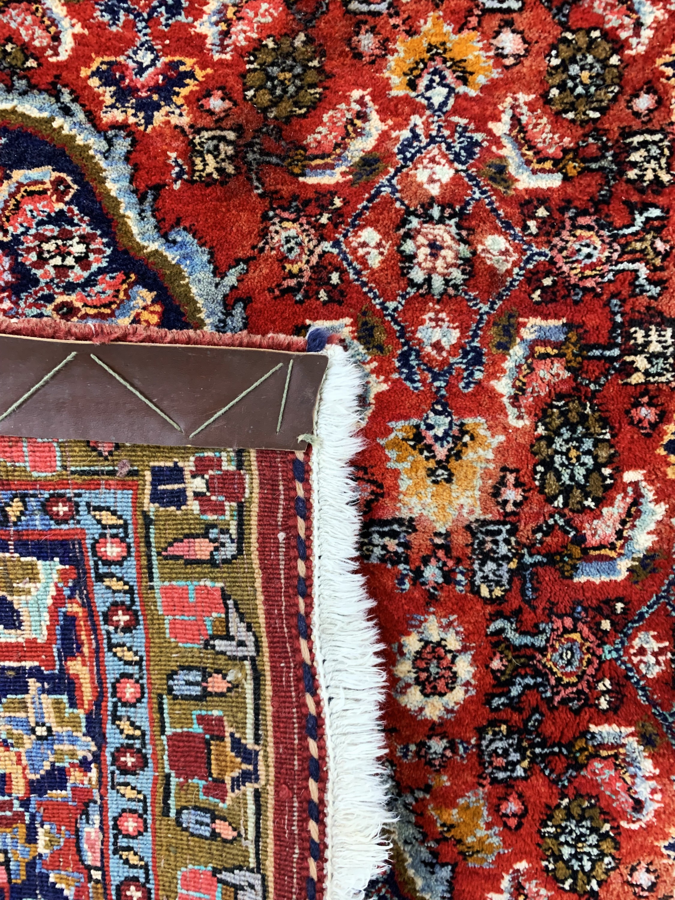 Detail g: Bidjar alt, Persien, Mitte 20.Jhd, Wolle auf Baumwolle, ca. 340 x 253 cm, gereinigt, EHZ: 2
