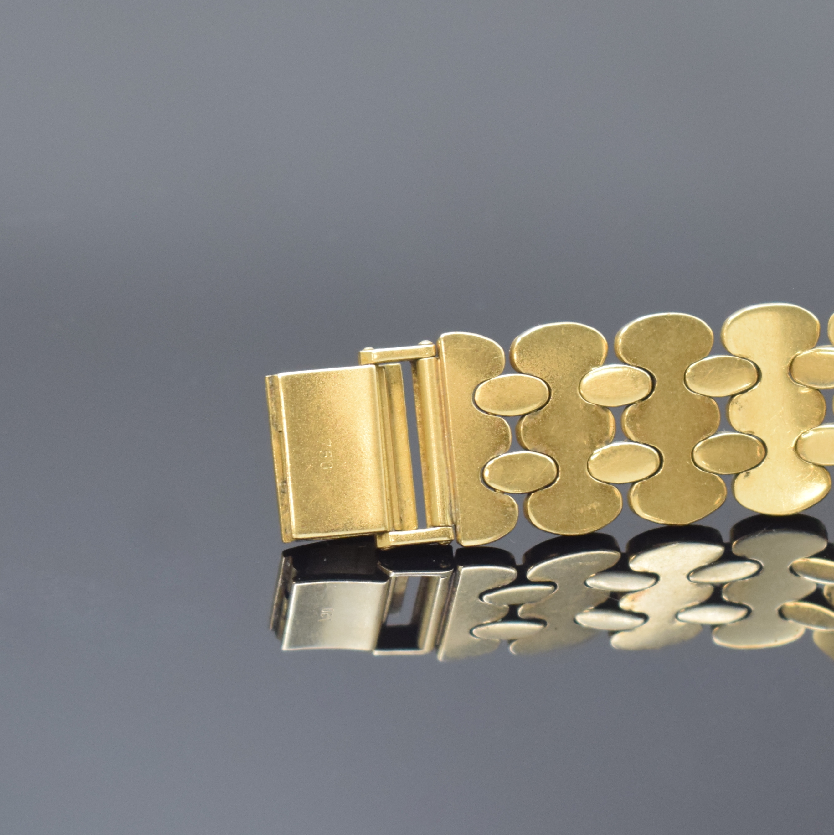 Detail b: Art Edition seltene, auf 99 Stück limitierte und sehr aufwendige Armbanduhr in GG 750/000 Modell Handarbeit, Schweiz / Deutschland um um 1990, ...