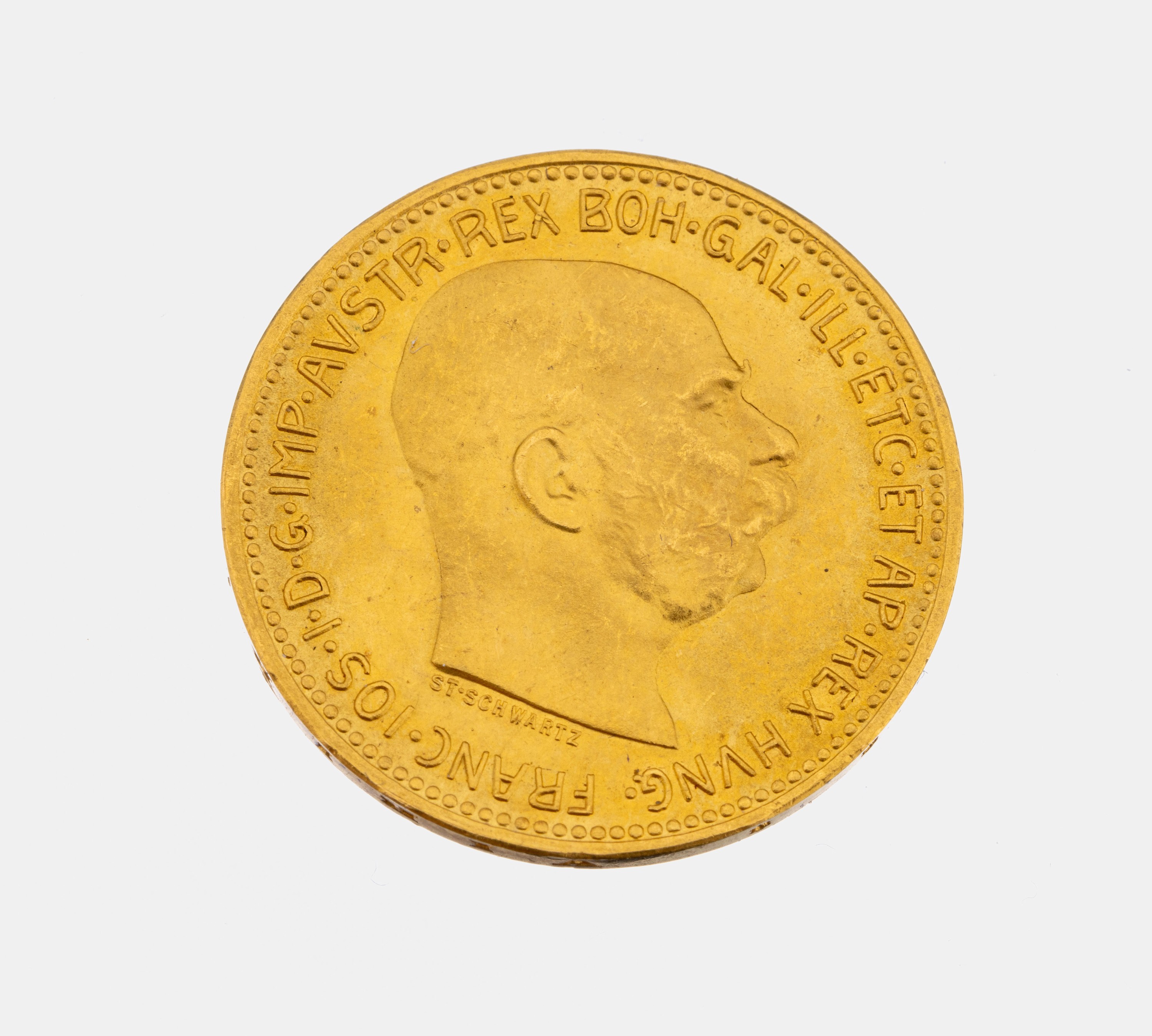 Goldmünze 20 Kronen 1915, Österreich Ungarn, Franz Joseph I., offizielle Nachprägung