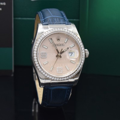 26899057b - ROLEX Armbanduhr Oyster Perpetual Datejust 36 Referenz 116189, Automatik, V-Serie, WG ...
