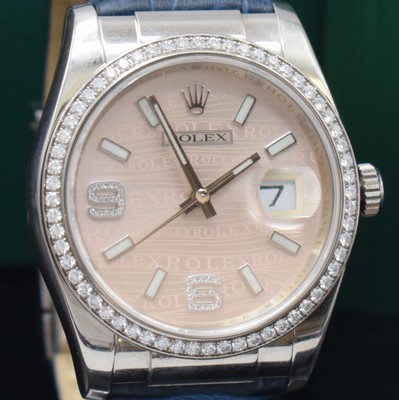 26899057c - ROLEX Armbanduhr Oyster Perpetual Datejust 36 Referenz 116189, Automatik, V-Serie, WG ...