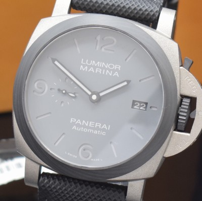 26899058a - PANERAI Herrenarmbanduhr Luminor Marina TuttoGrigio Carbotech Referenz PAM01662, ...