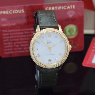 26899076b - OMEGA De Ville Co-Axial Master Chronometer Armbanduhr mit Diamanten Referenz ...