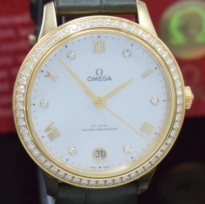26899076c - OMEGA De Ville Co-Axial Master Chronometer Armbanduhr mit Diamanten Referenz ...