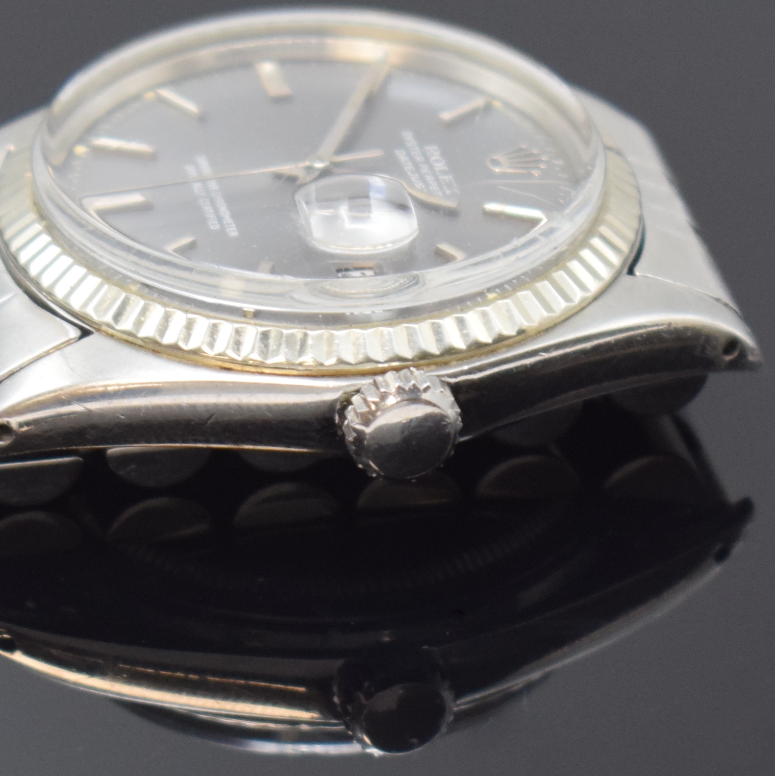 Detail c: ROLEX Oyster Perpetual Datejust Referenz 1601, Schweiz um 1972, Automatik, Chronometer der Superlative in Edelstahl inkl. orig. Jubileeband m. ...