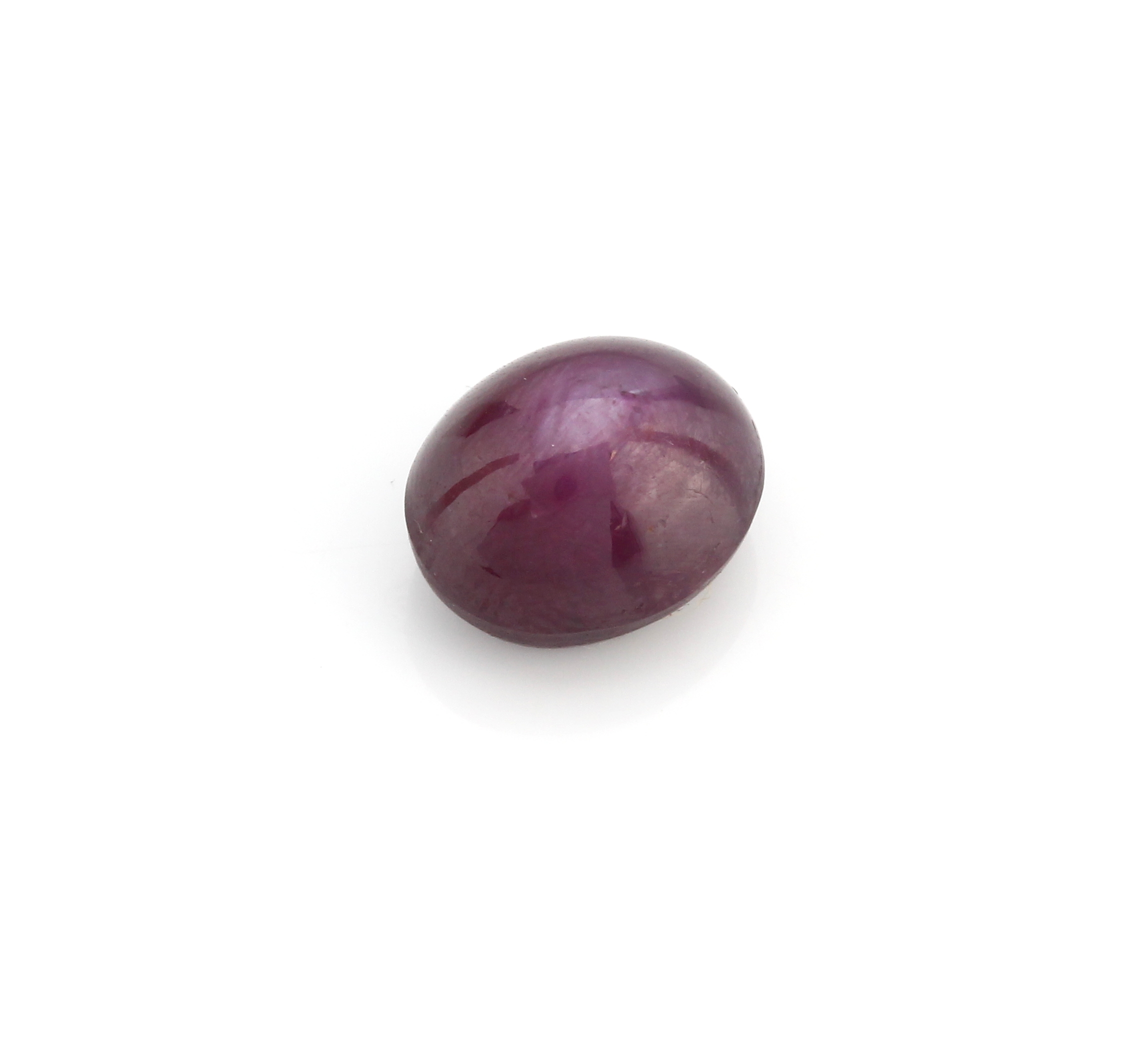 Loser Sternrubin-Cabochon, ca. 10.64 ct, oval