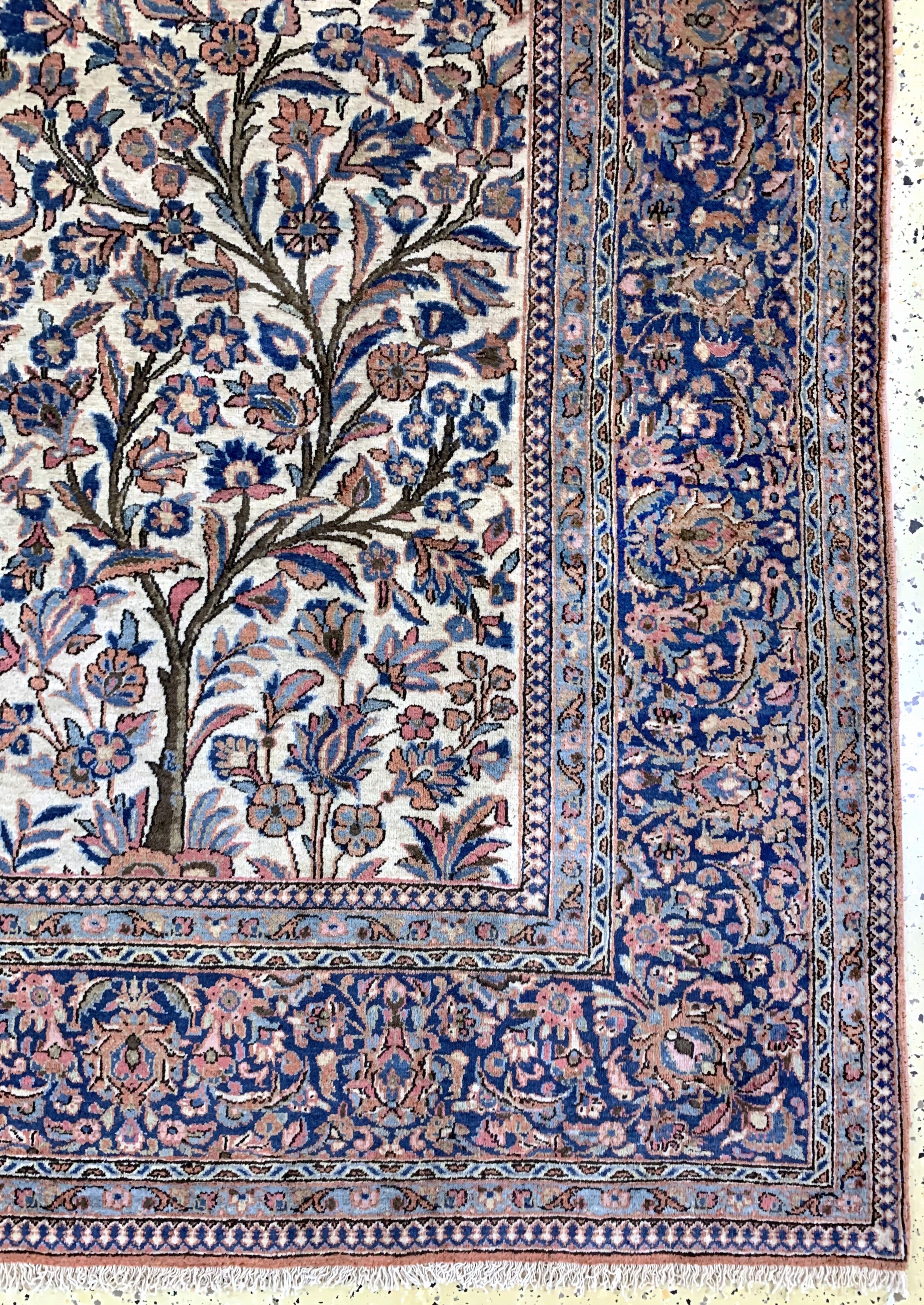 Detail a: Keschan antik, Persien, um 1900, Wolle auf Baumwolle, ca. 314 x 202 cm, EHZ: 2