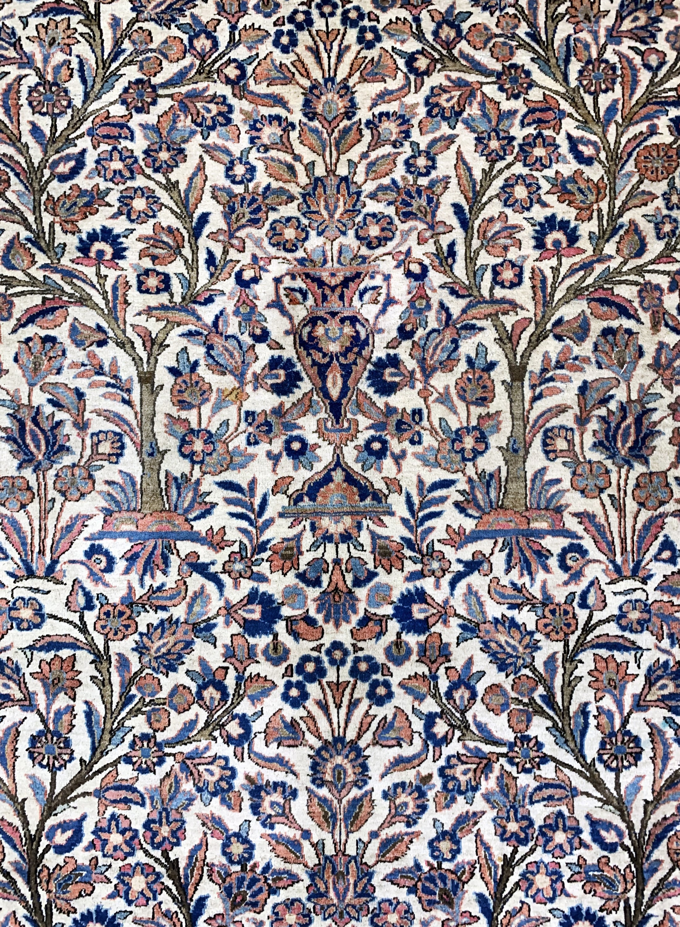 Detail c: Keschan antik, Persien, um 1900, Wolle auf Baumwolle, ca. 314 x 202 cm, EHZ: 2