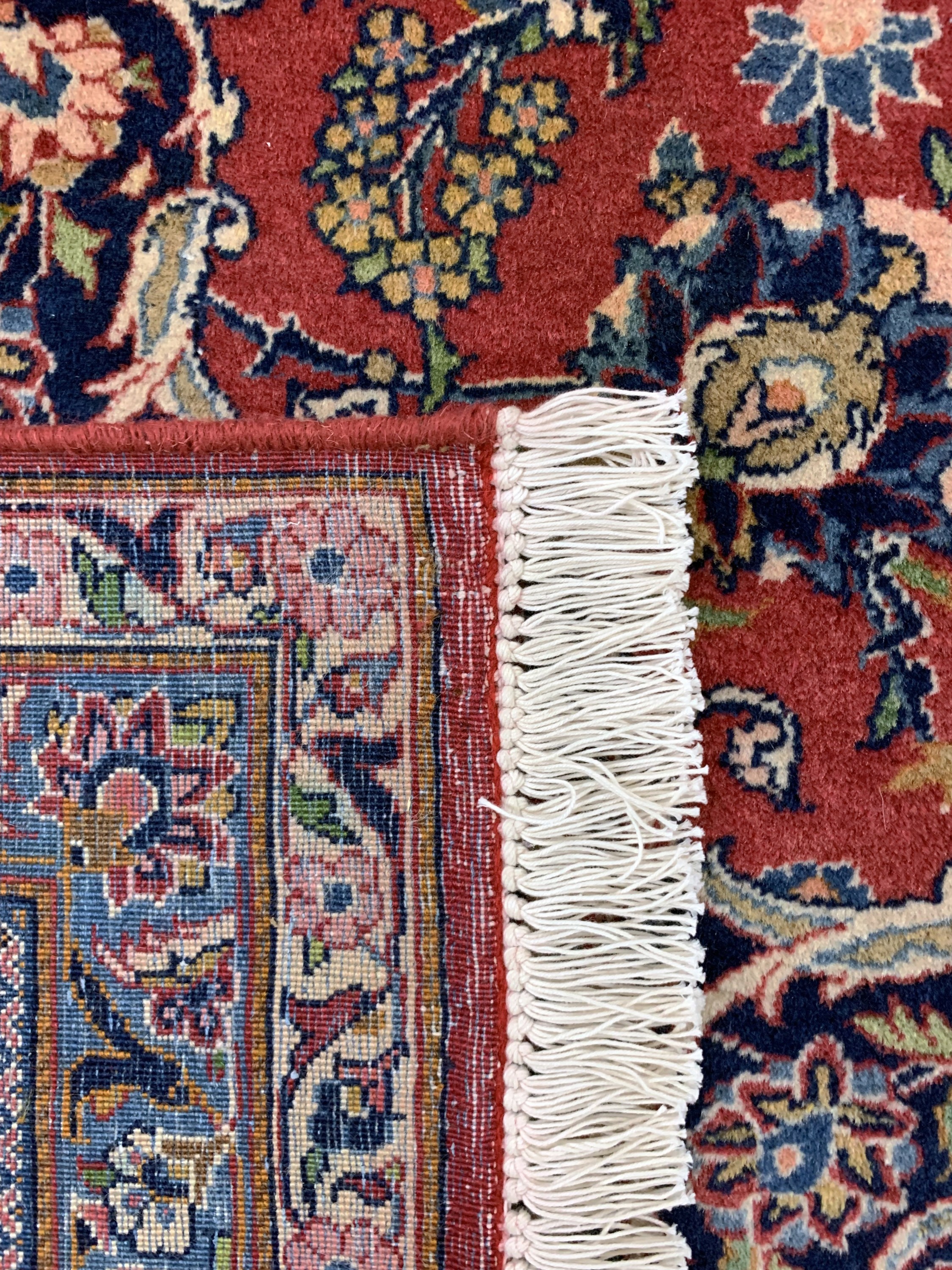Detail h: Keschan Kork, Persien, Ende 20.Jhd, Korkwolle auf Baumwolle, ca. 410 x 305 cm, EHZ: 1-2(Abrasch)