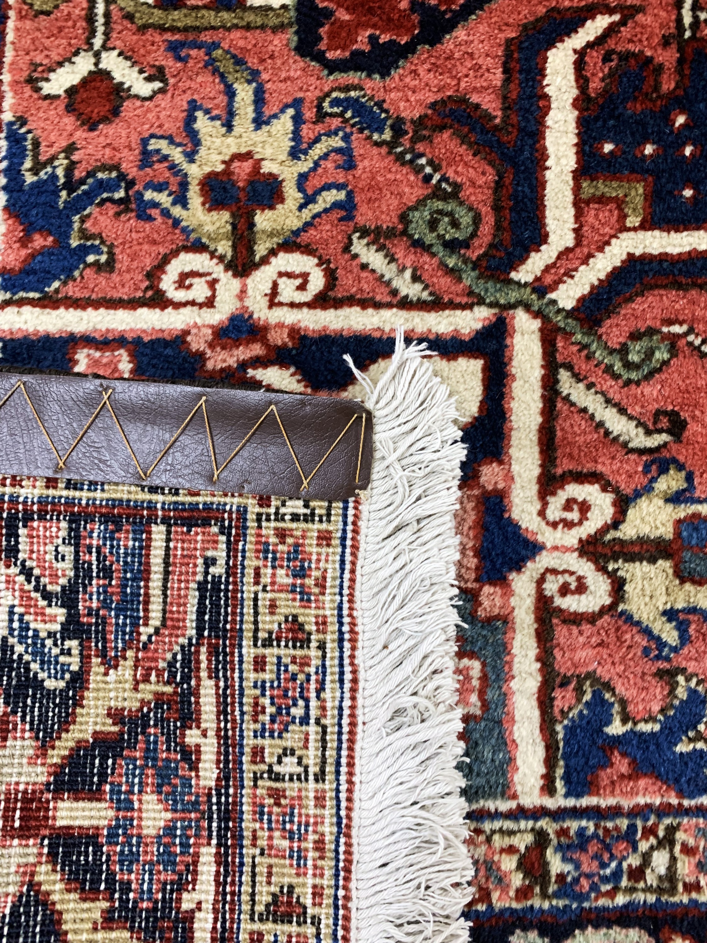 Detail h: Heriz alt, Persien, Mitte 20.Jhd, Wolle aufBaumwolle, ca. 415 x 295 cm, EHZ: 1-2
