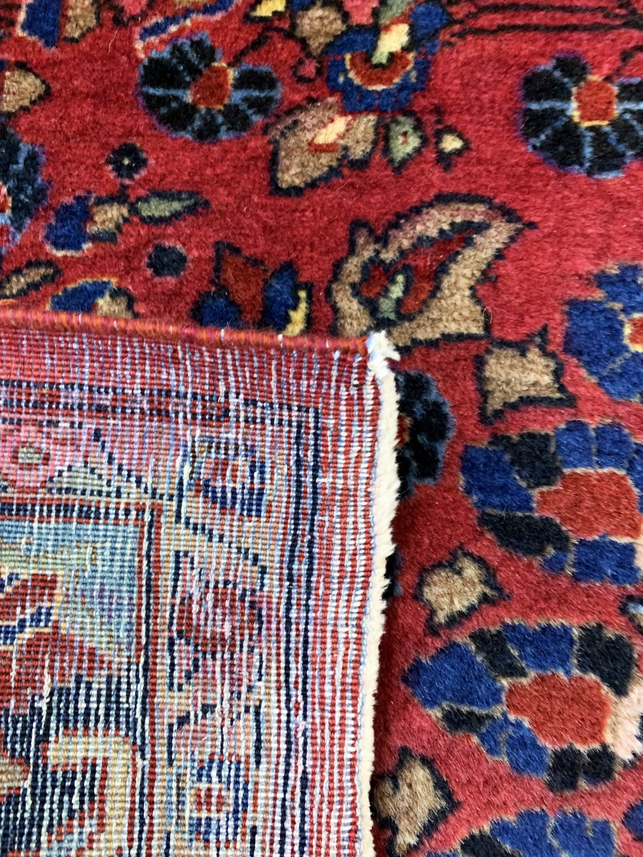 Detail e: Sarogh alt, Persien, Mitte 20.Jhd, Wolle auf Baumwolle, ca. 210 x 133 cm, EHZ: 2(fachkundig gereinigt)