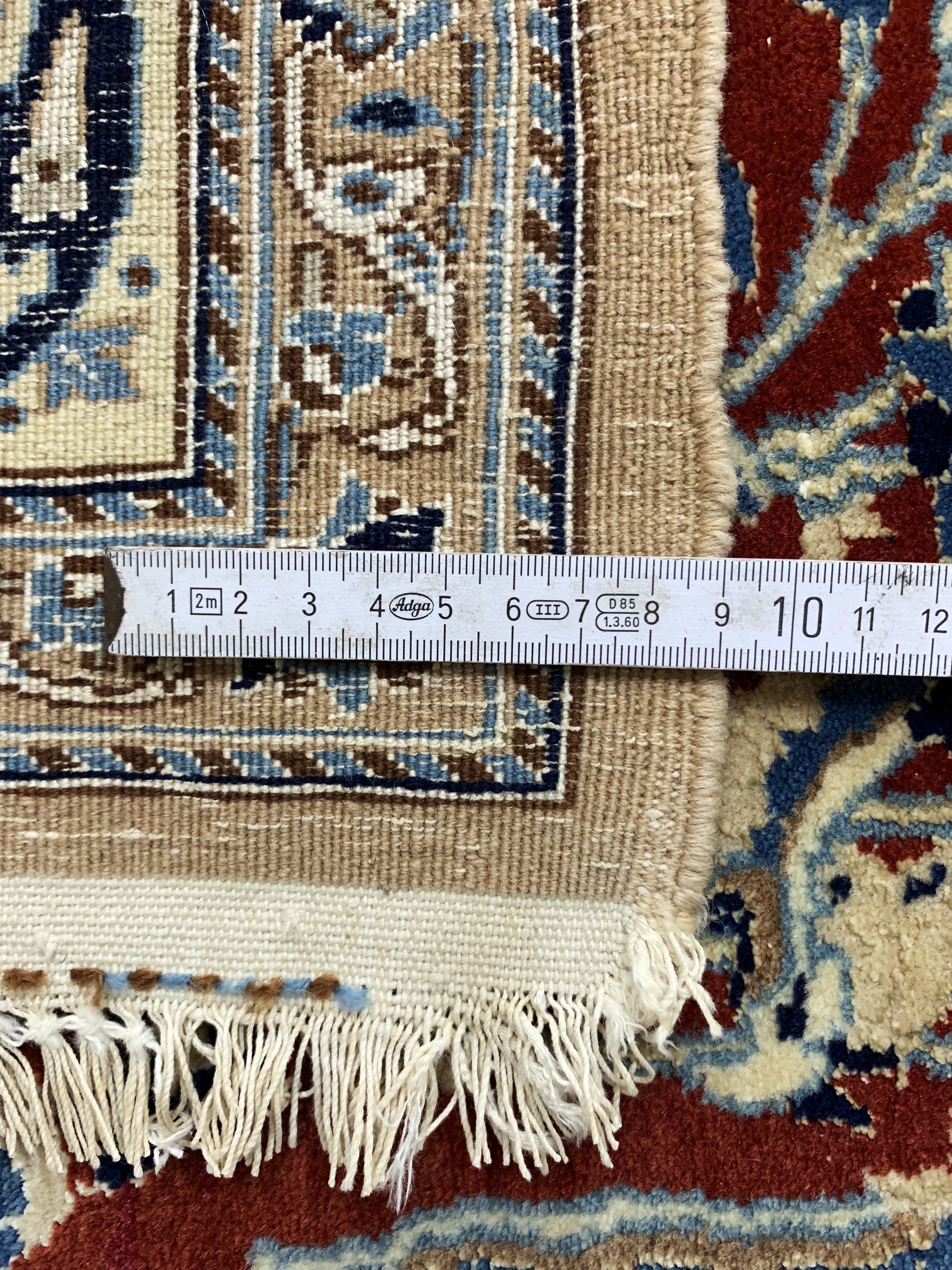 Detail f: Nain fein(9 La), Persien, Mitte 20.Jhd, Korkwolle mit Seide, ca. 250 x 155 cm, ca. 500.000 Kn/qm, EHZ: 2