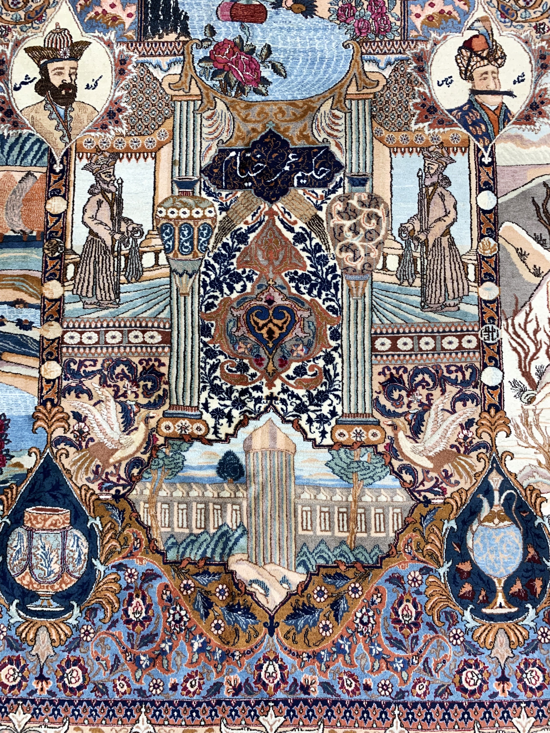 Detail c: Kaschmar fein, Persien, Mitte 20.Jhd., Wolle auf Baumwolle, ca. 396 x 300 cm, EHZ: 2