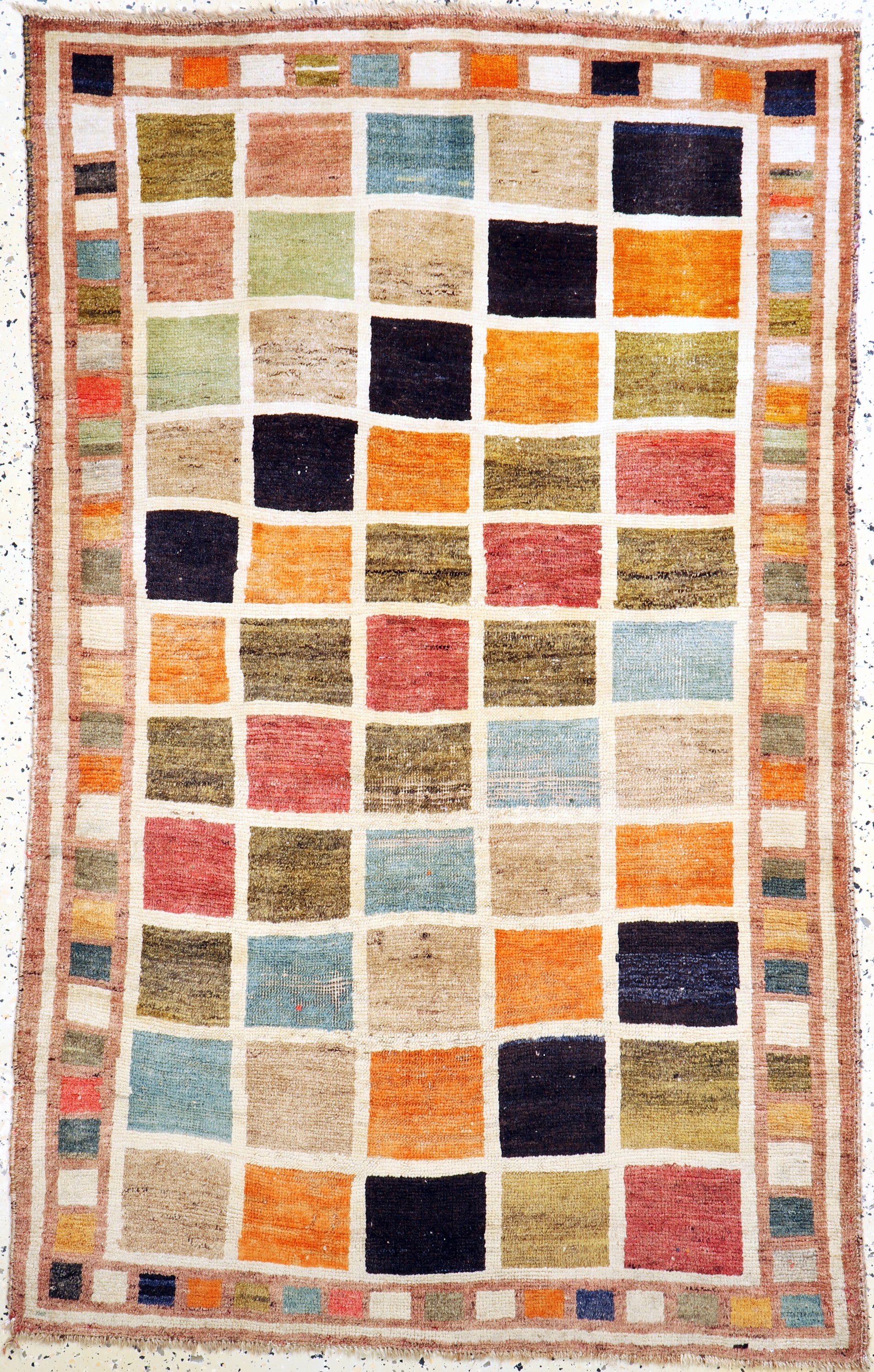 Gabbeh alt, Persien, Mitte 20.Jhd, Wolle auf Wolle, ca. 172 x 107 cm, EHZ: 3