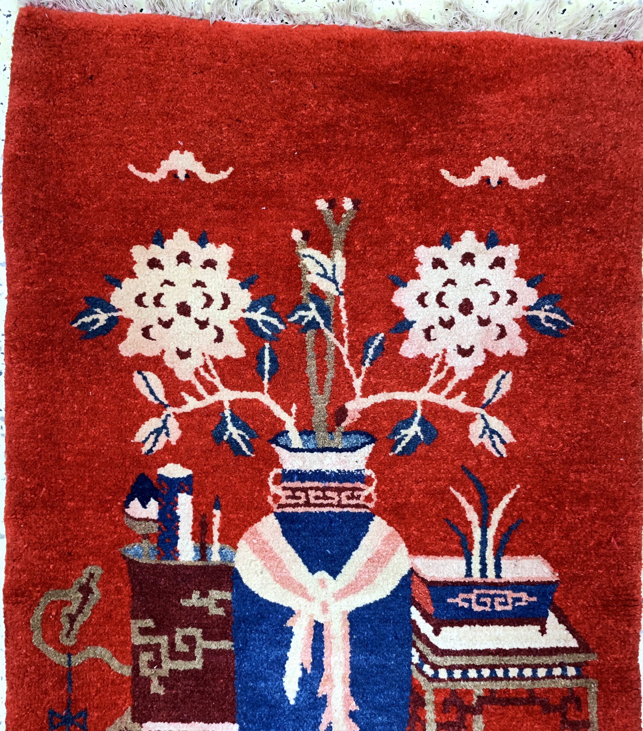 Detail a: Pao Tow antik, China, um 1900, Wolle auf Baumwolle, ca. 122 x 62 cm, EHZ: 2