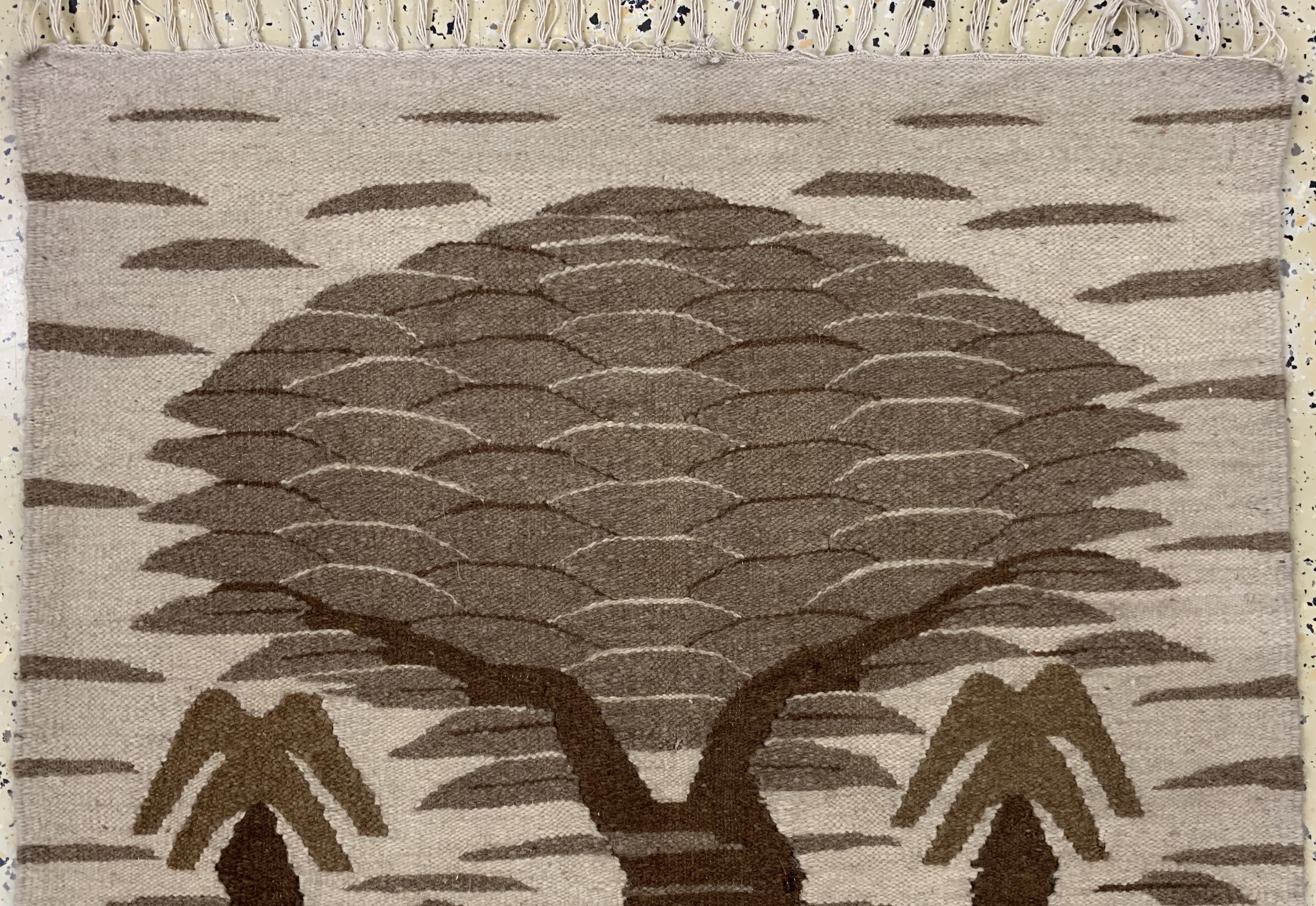 Detail a: Kelim, Europa, Mitte 20.Jhd, Wolle auf Baumwolle, ca. 160 x 94 cm, EHZ: 1-2