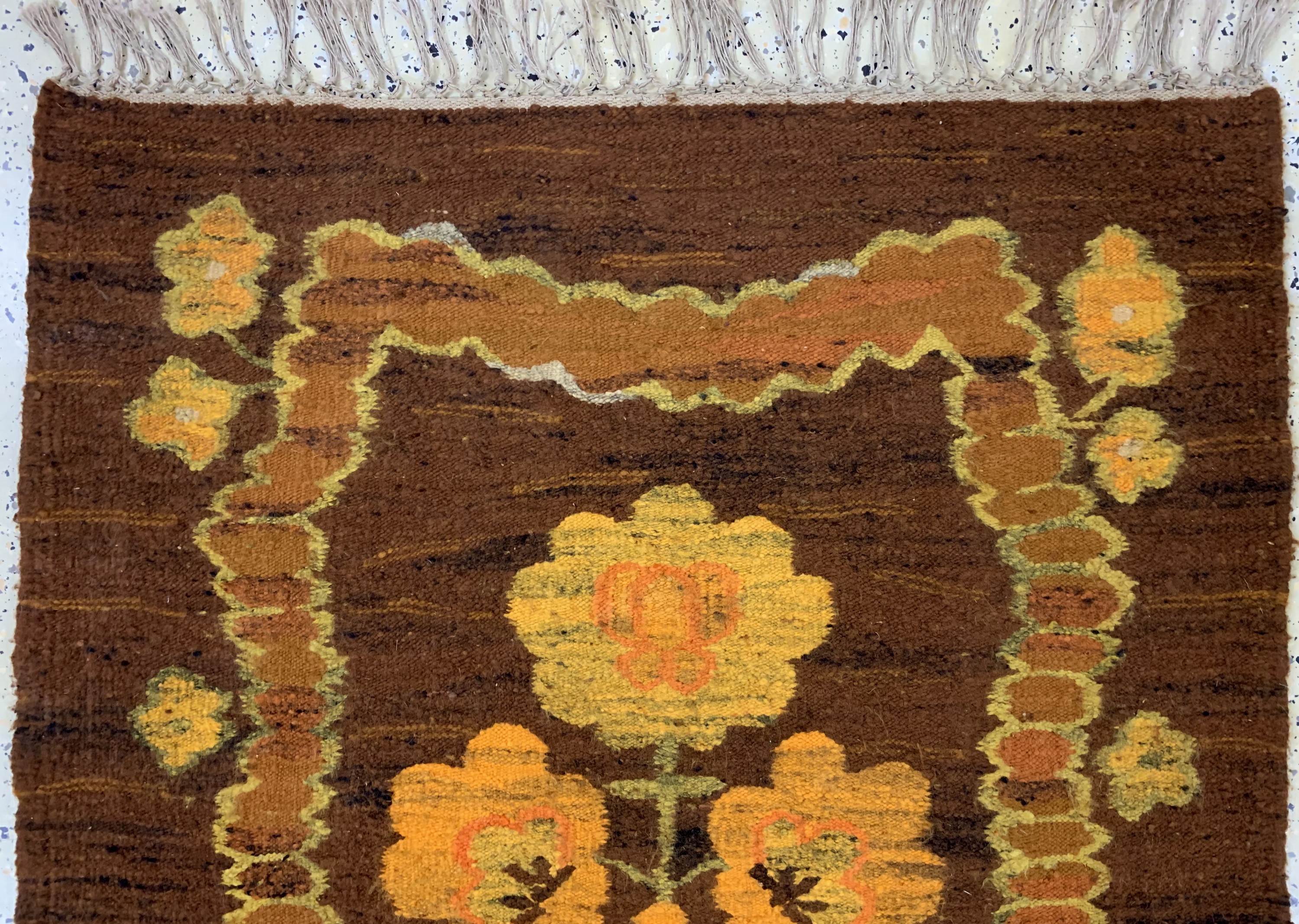 Detail a: Kelim, Europa, Mitte 20.Jhd, Wolle auf Baumwolle, ca. 150 x 97 cm, EHZ: 1-2