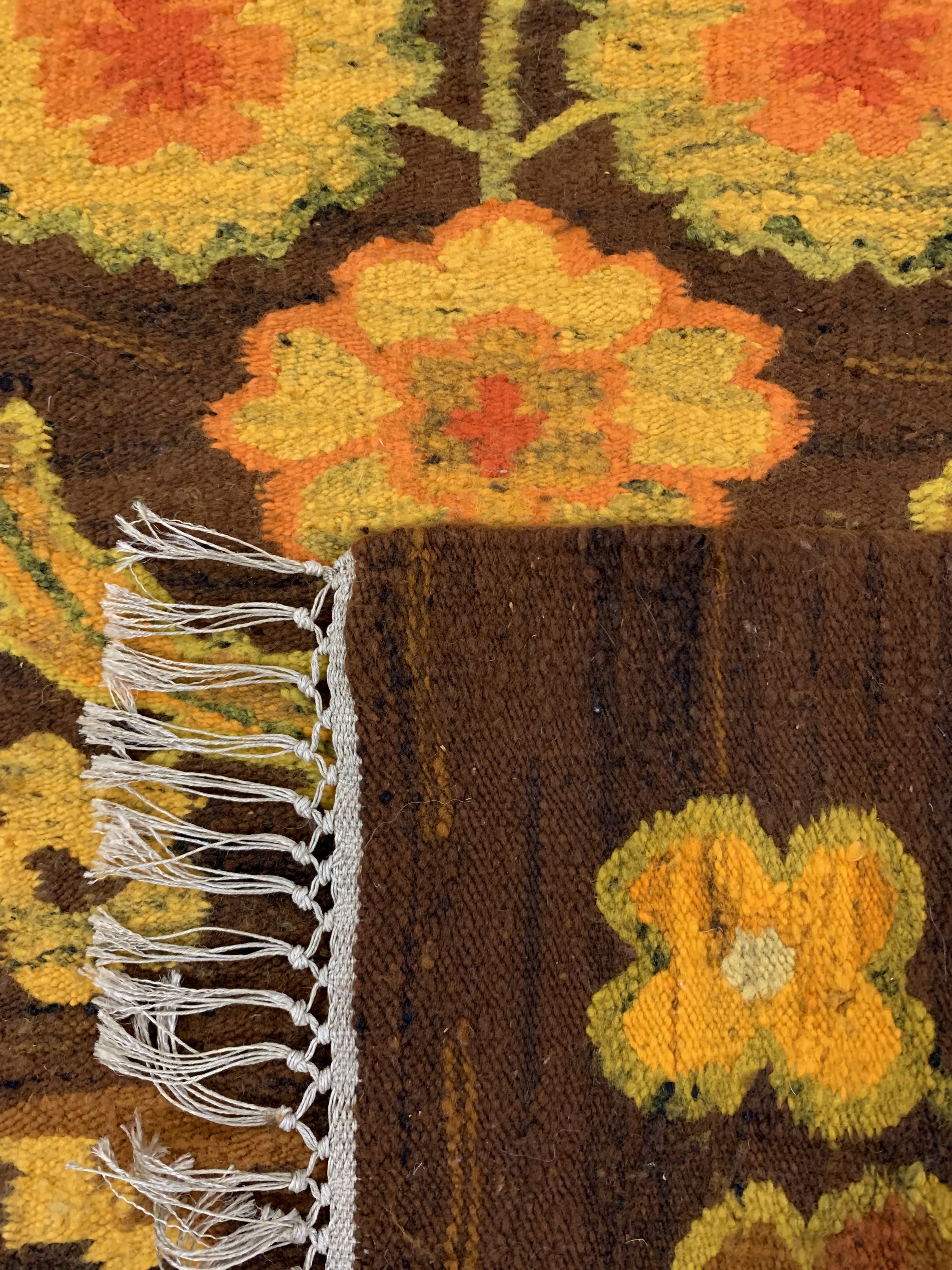 Detail c: Kelim, Europa, Mitte 20.Jhd, Wolle auf Baumwolle, ca. 150 x 97 cm, EHZ: 1-2