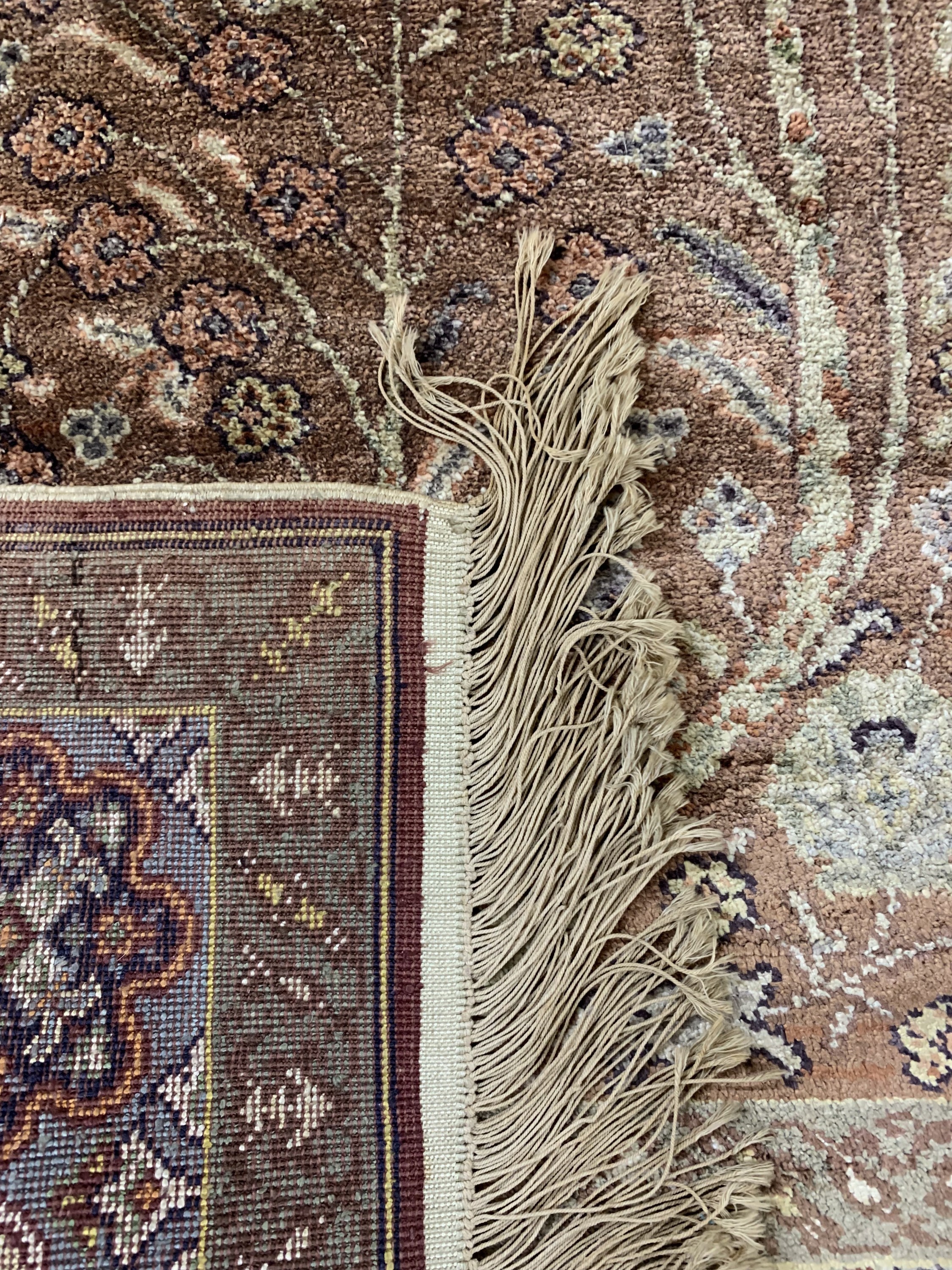 Detail f: Kayseri Flosch, Türkei, Anfang 20.Jhd, merzerisierte Baumwolle, ca. 200 x 127 cm, EHZ: 2