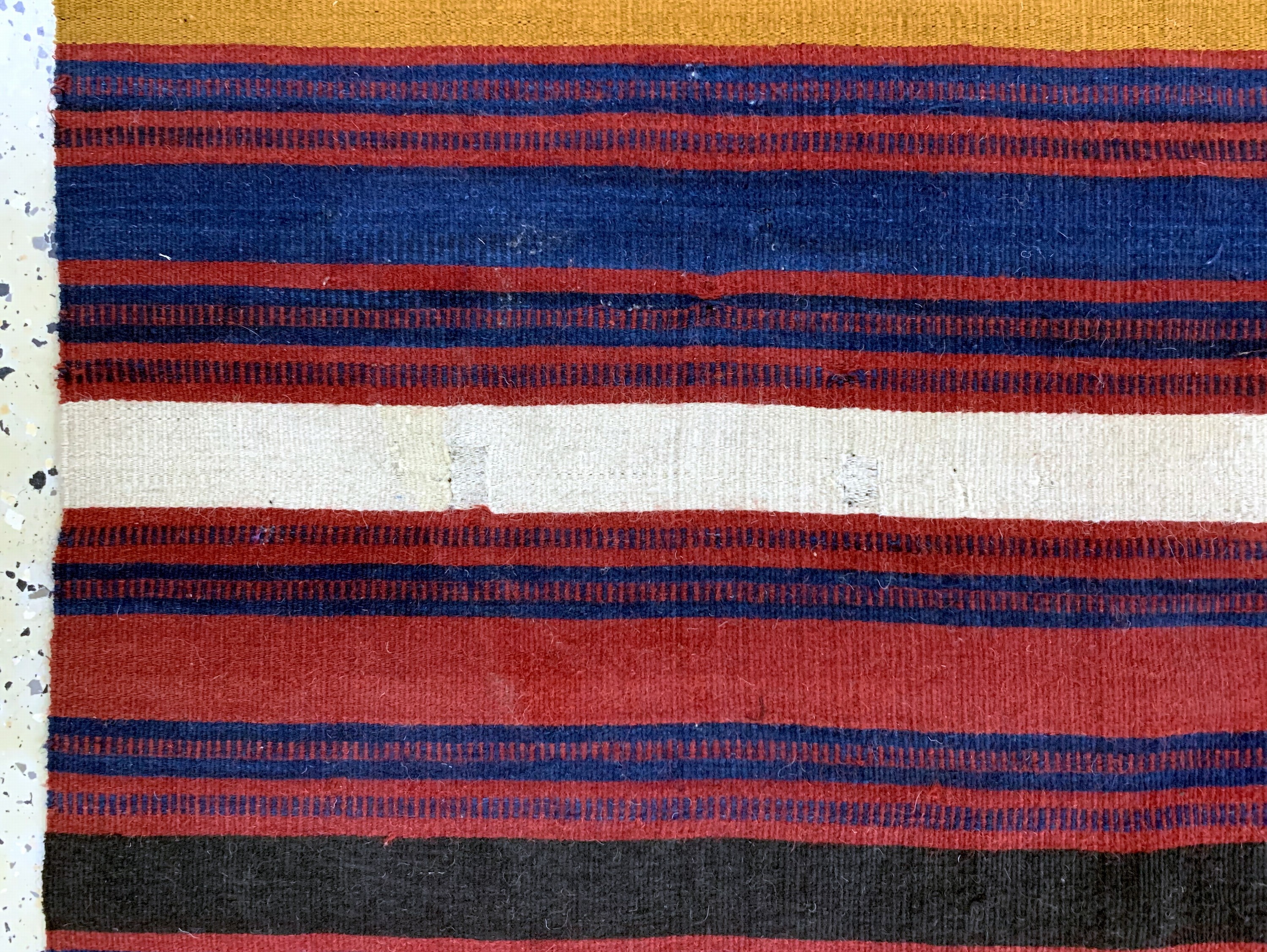 Detail d: Kelim fein(3 Bahnig), Persien, Anfang 20.Jhd, Wolle auf Wolle, ca. 210 x 150 cm, EHZ: 2(kleine Restaurierungen).