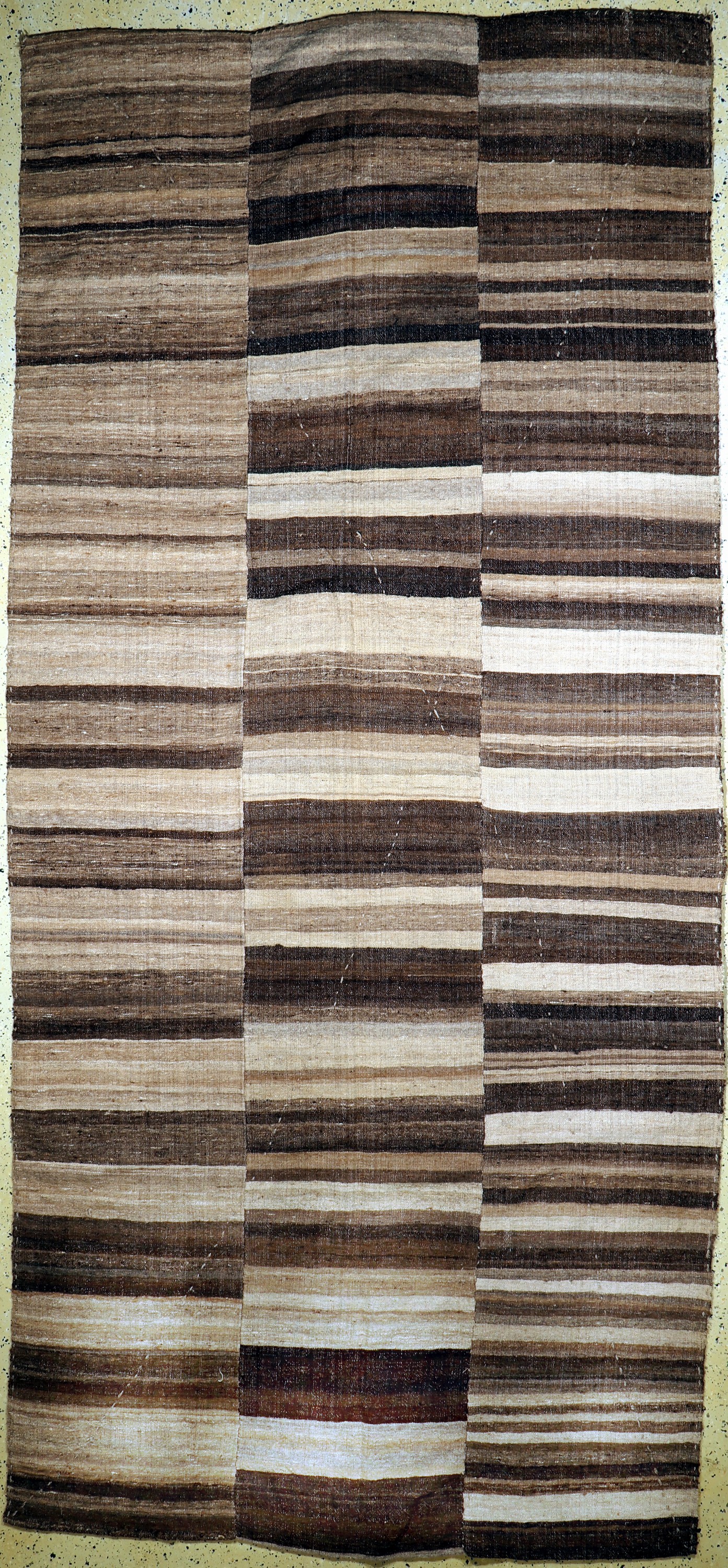 Mazandaran Kelim(3 Bahnig), Persien, Mitte 20.Jhd, Wolle auf Wolle, ca. 410 x 186 cm, EHZ: 2