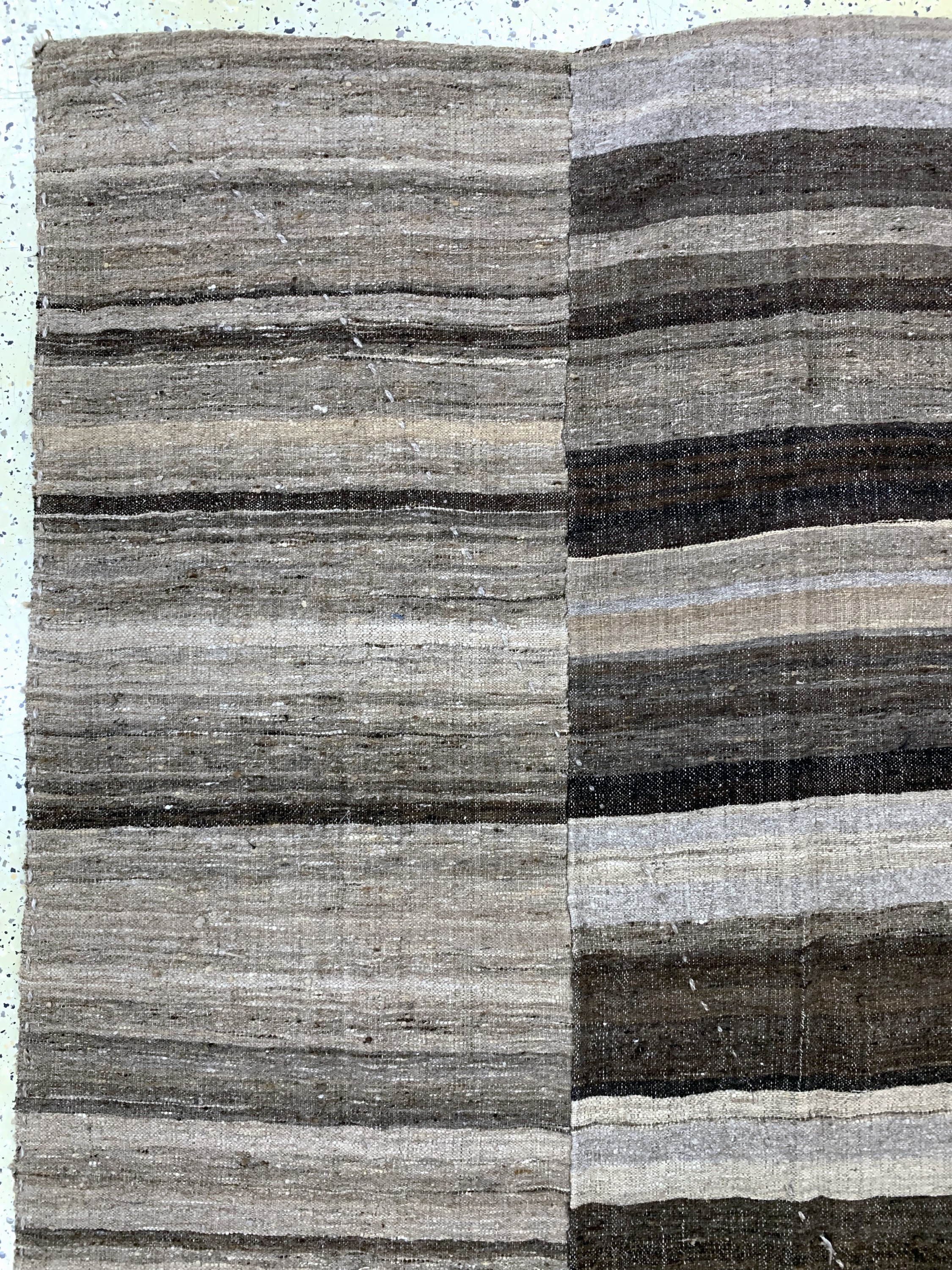 Detail d: Mazandaran Kelim(3 Bahnig), Persien, Mitte 20.Jhd, Wolle auf Wolle, ca. 410 x 186 cm, EHZ: 2