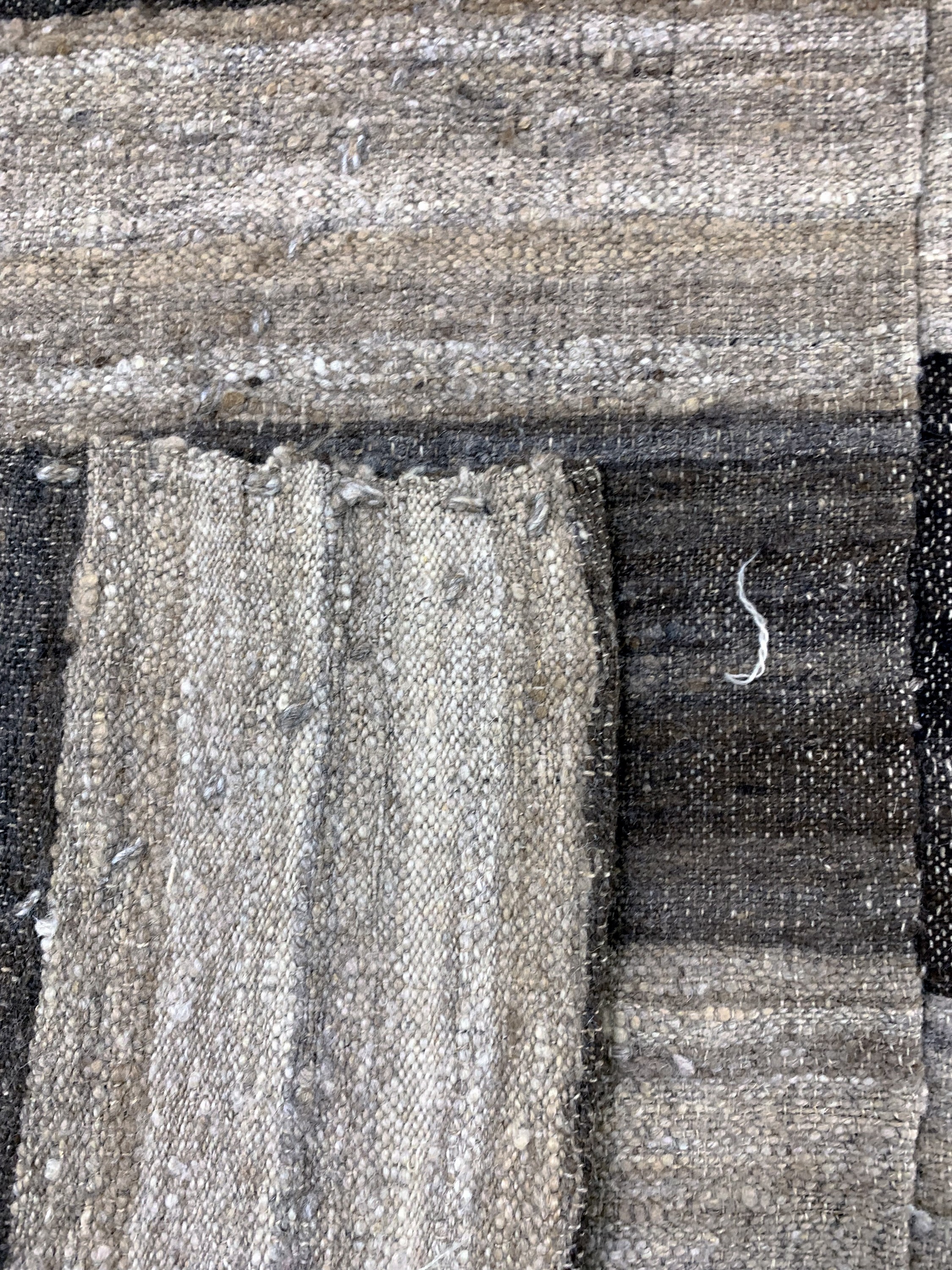 Detail g: Mazandaran Kelim(3 Bahnig), Persien, Mitte 20.Jhd, Wolle auf Wolle, ca. 410 x 186 cm, EHZ: 2