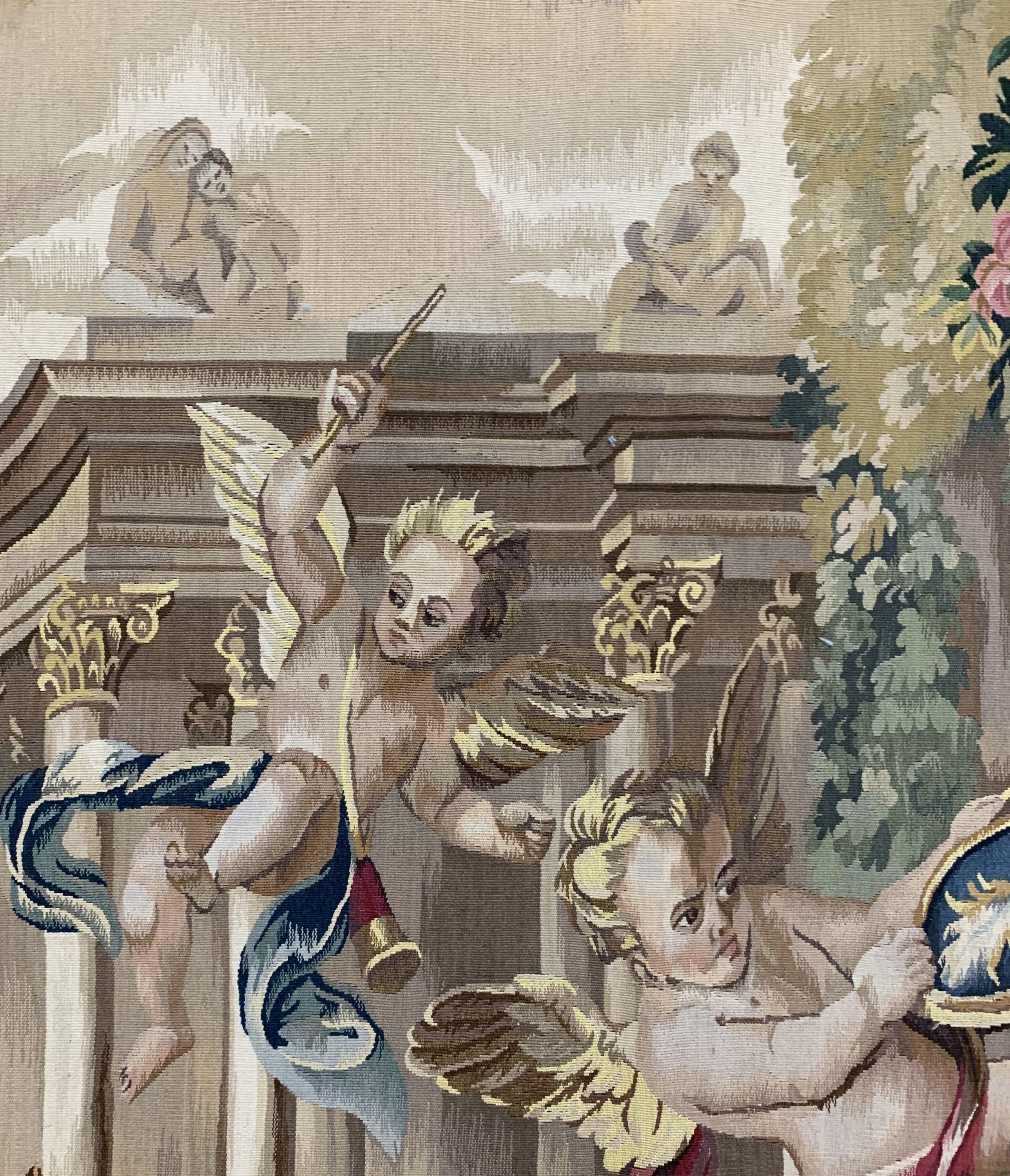 Detail f: Tappiserie fein, China, Ende 20.Jhd, Wolle auf Wolle, ca. 230 x 275 cm, EHZ:(nahezu Neuwertig).
