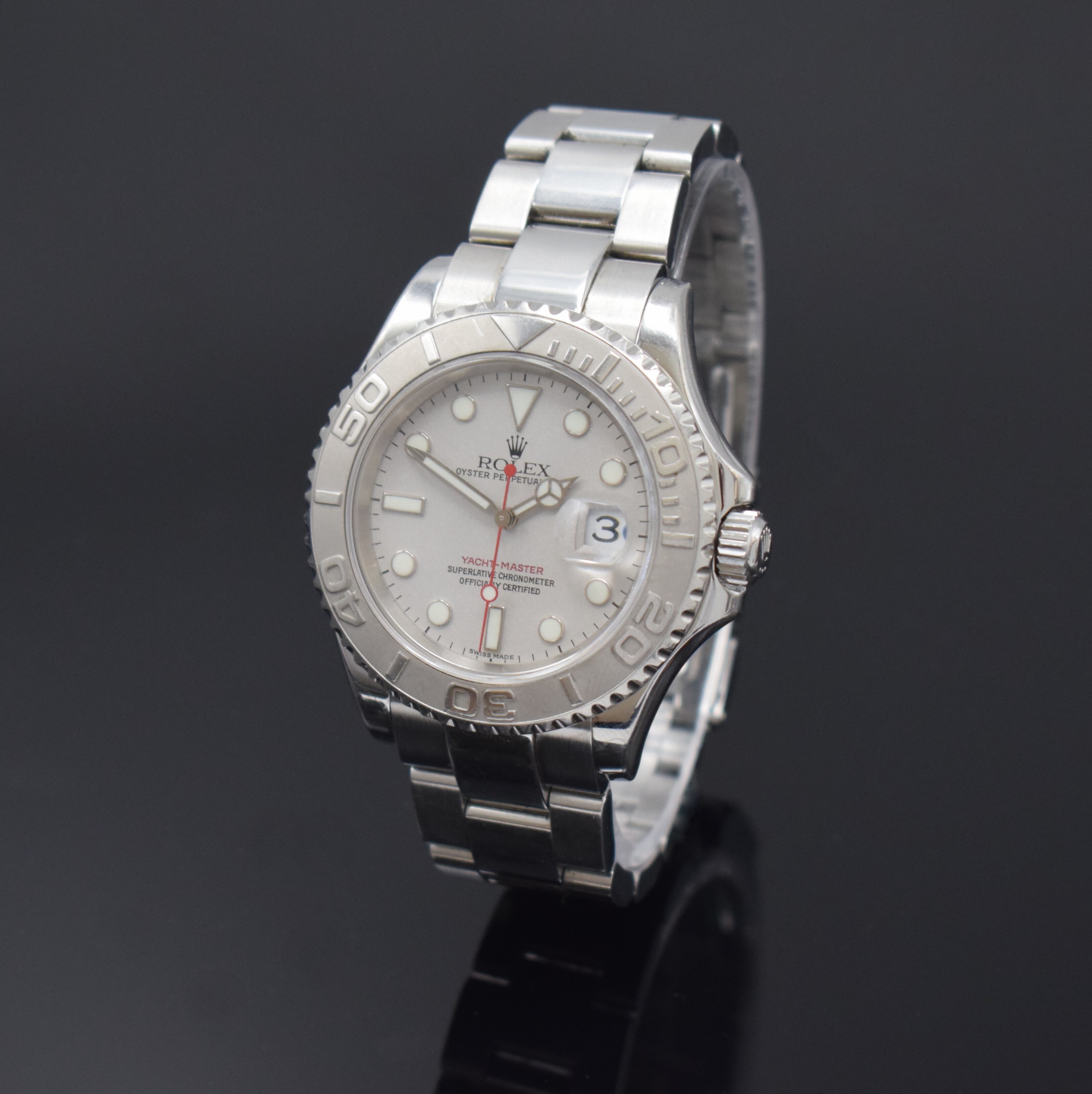 ROLEX Herrenarmbanduhr Oyster Perpetual Date Yacht-Master Referenz 16622, Automatik, Schweiz um 2006, D-Serie, Chronometer der Superlative in ...