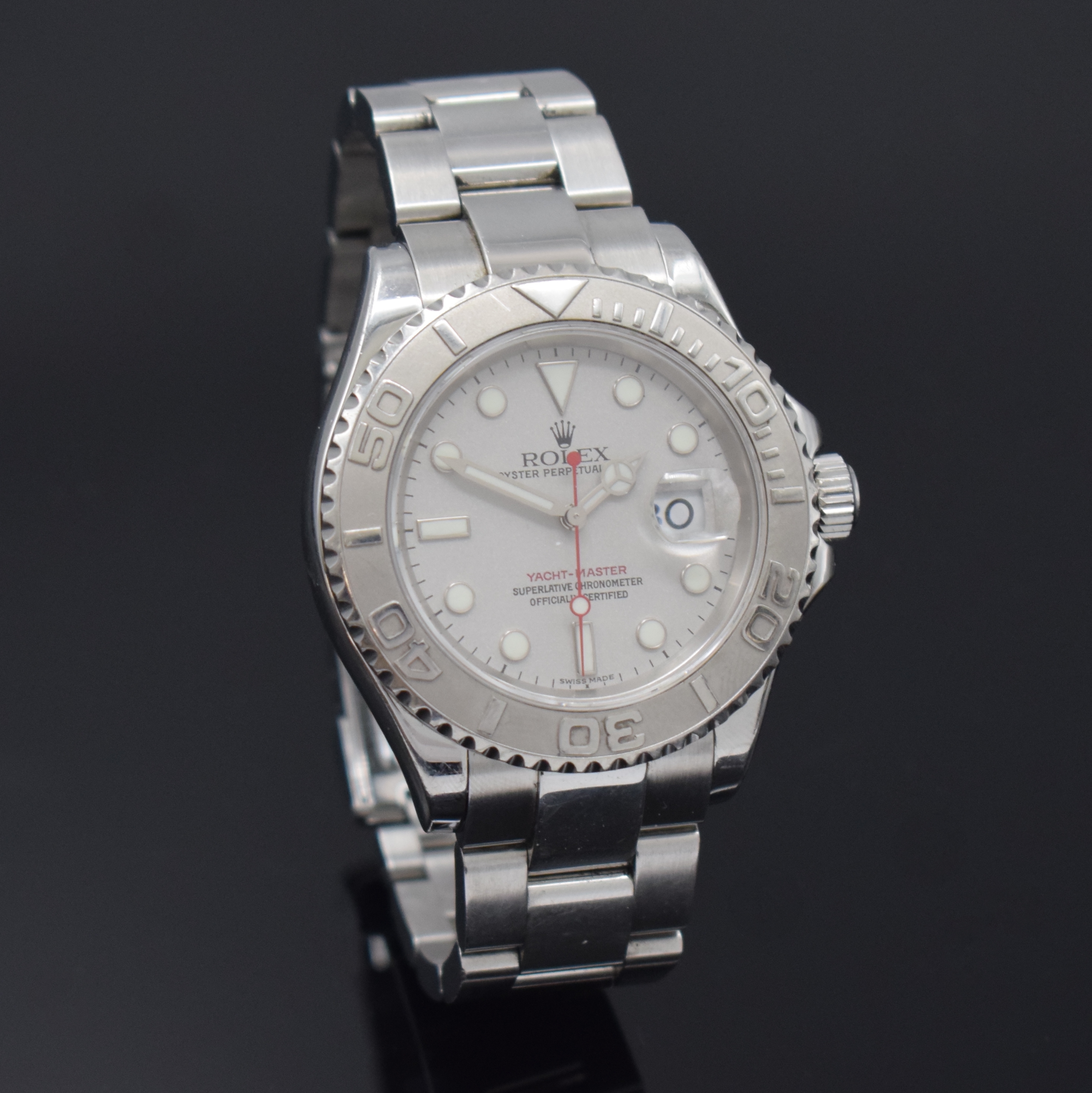 Detail b: ROLEX Herrenarmbanduhr Oyster Perpetual Date Yacht-Master Referenz 16622, Automatik, Schweiz um 2006, D-Serie, Chronometer der Superlative in ...