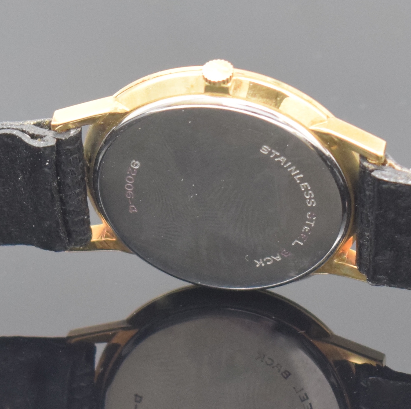 Detail f: HAMILTON Intra-Matic Referenz 92006-4 nahezu neuwertige Armbanduhr, Schweiz um 1965, Automatik, verg. Geh., Stahlboden aufgedr., orig. Krone, weißes ...
