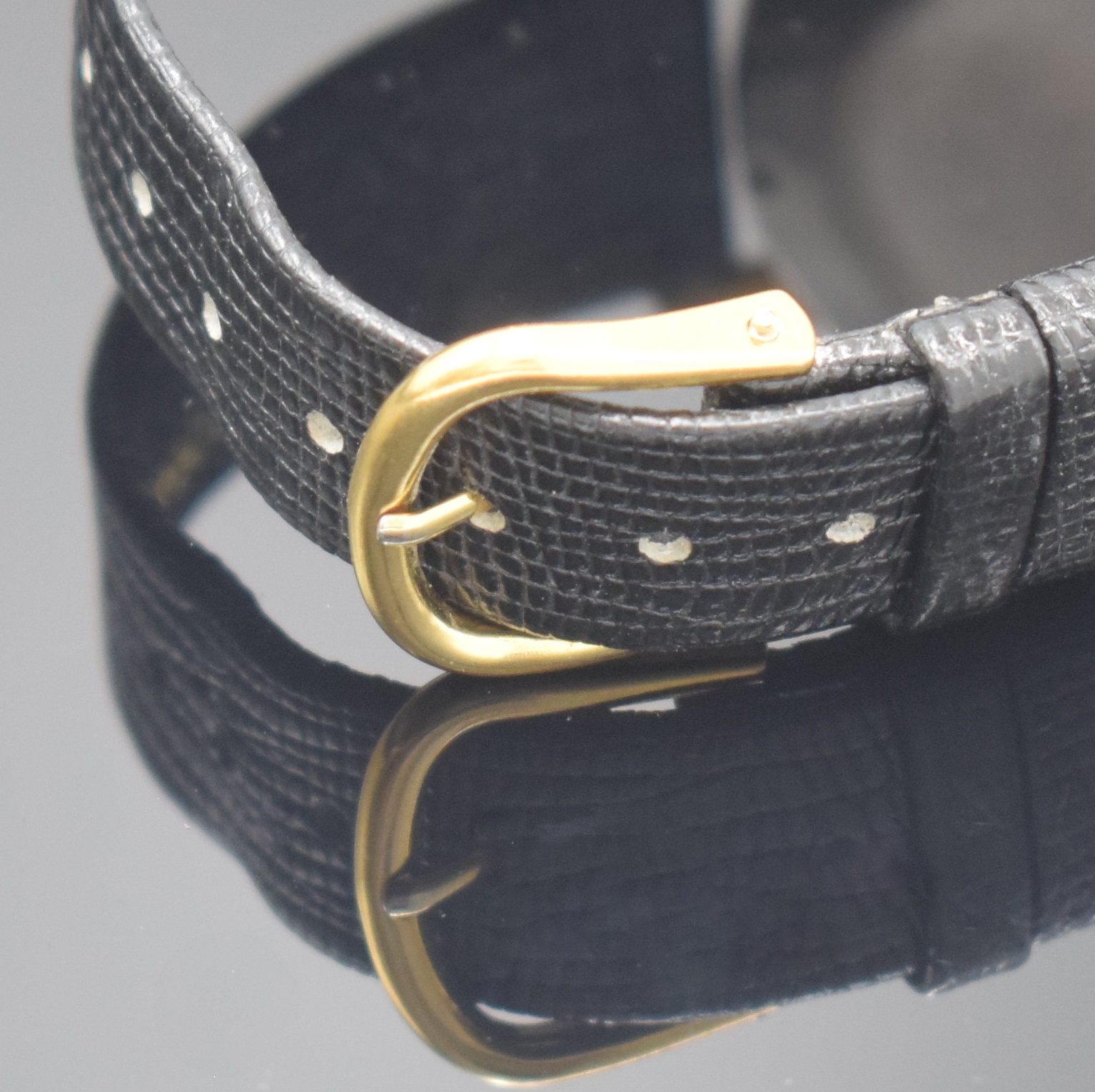 Detail d: PIERCE Automatik vergoldete Armbanduhr, Schweiz um 1940, frühes Rüttel-Automatikwerk, neutrales späteres Geh., silb. Zifferbl. fl., kl. Sek. b. 6, ...
