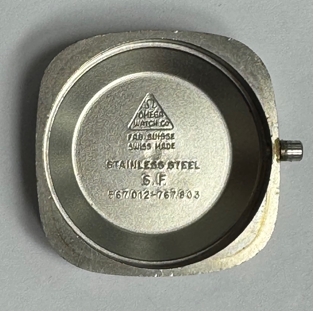 Detail g: OMEGA Constellation Damenarmbanduhr Referenz 567.012 in Stahl/Stahlband, Schweiz um 1969, Automatik, 4-fach verschr. Geh. m. integr. Band, Krone u. ...